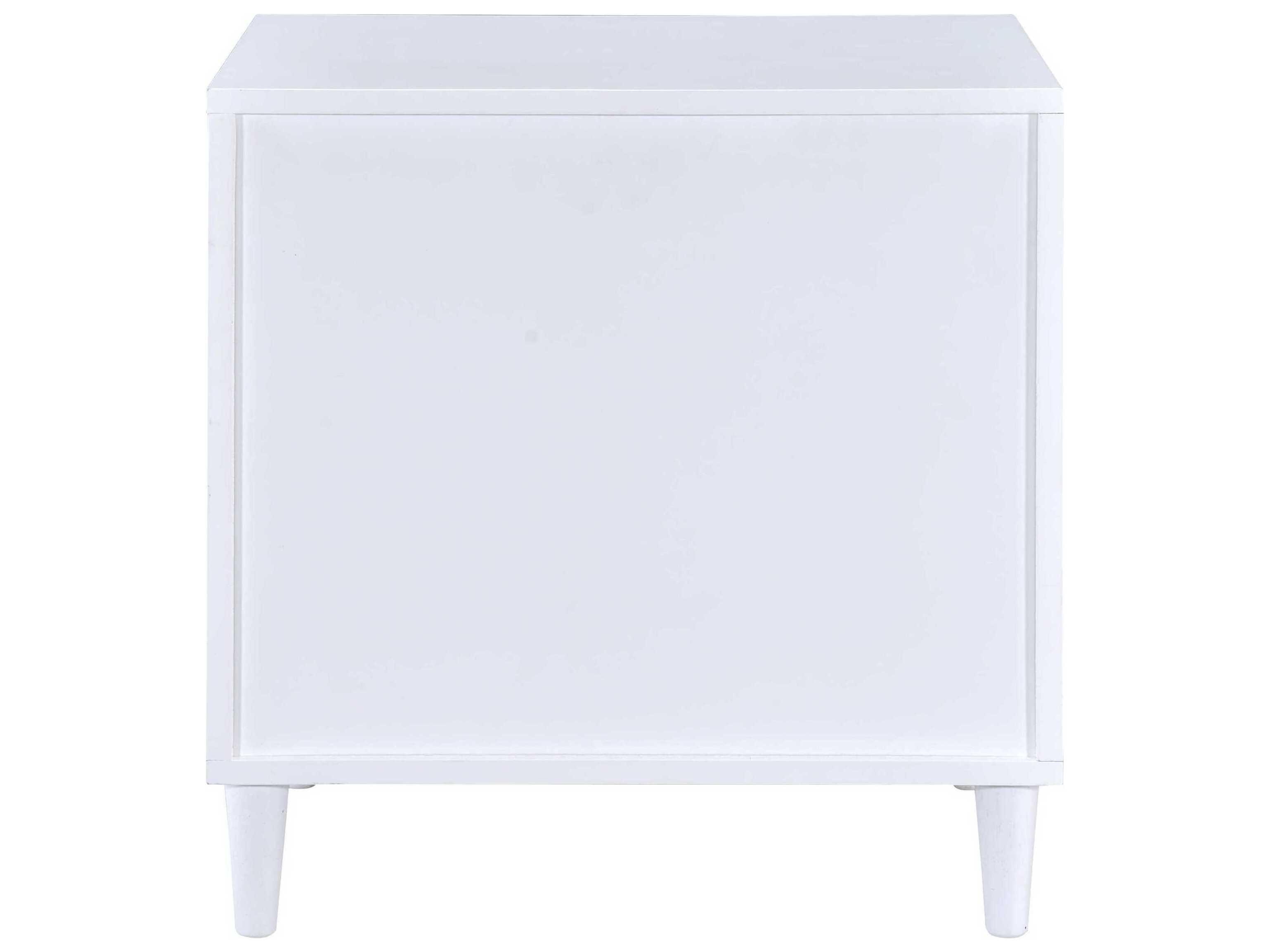 Acme Furniture 3-Drawers Rubberwood Nightstand