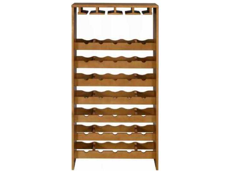 Acme Furniture Oak Wine Rack