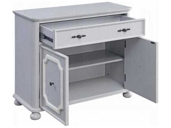 Acme Furniture Gray Pine Wood Accent Chest