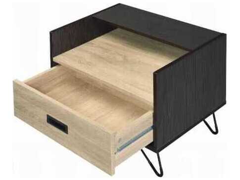 Acme Furniture 1-Drawer Brown Nightstand