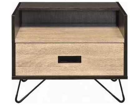 Acme Furniture 1-Drawer Brown Nightstand