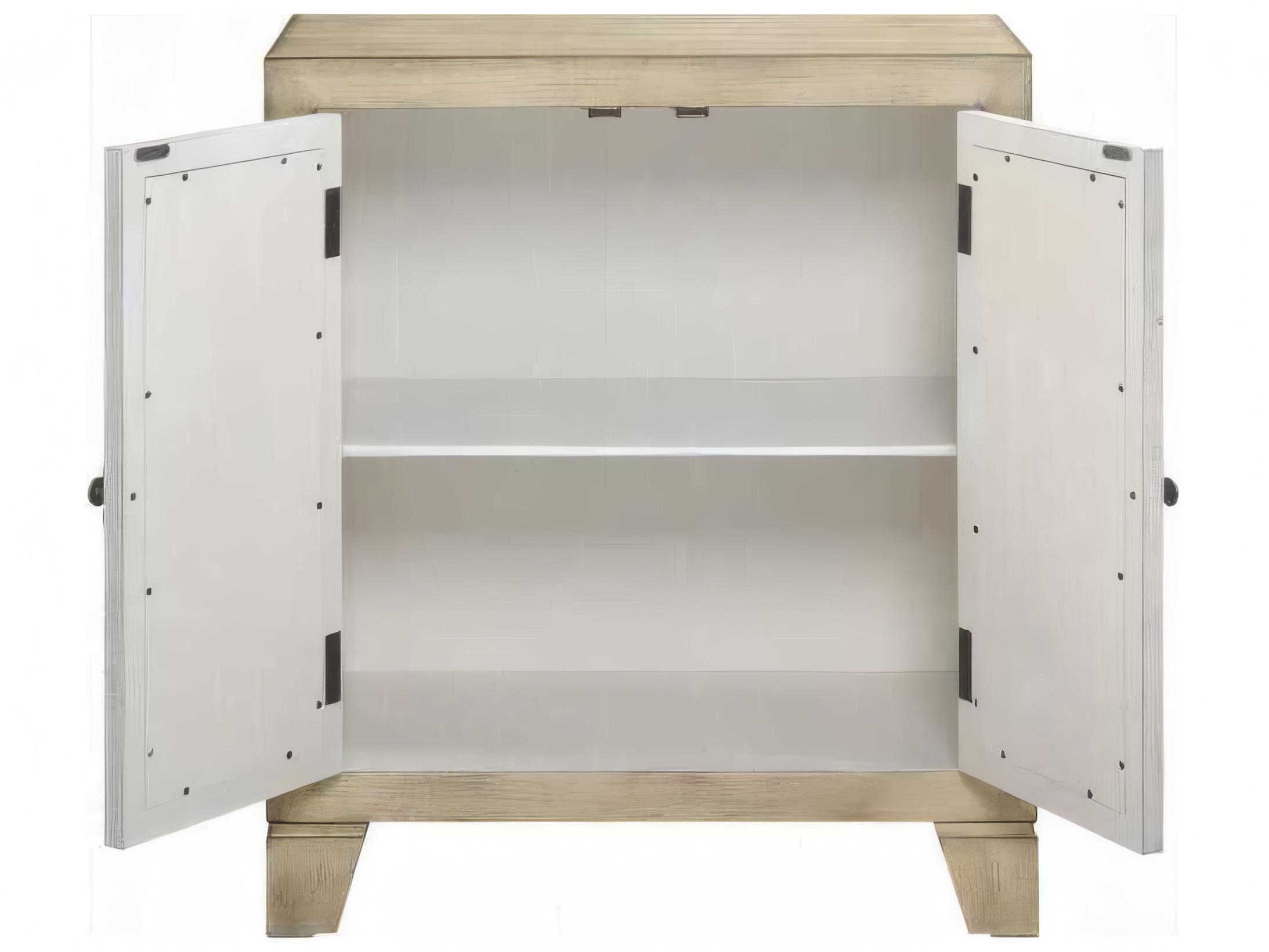 Acme Furniture Antique White Beige Rubberwood Accent Chest