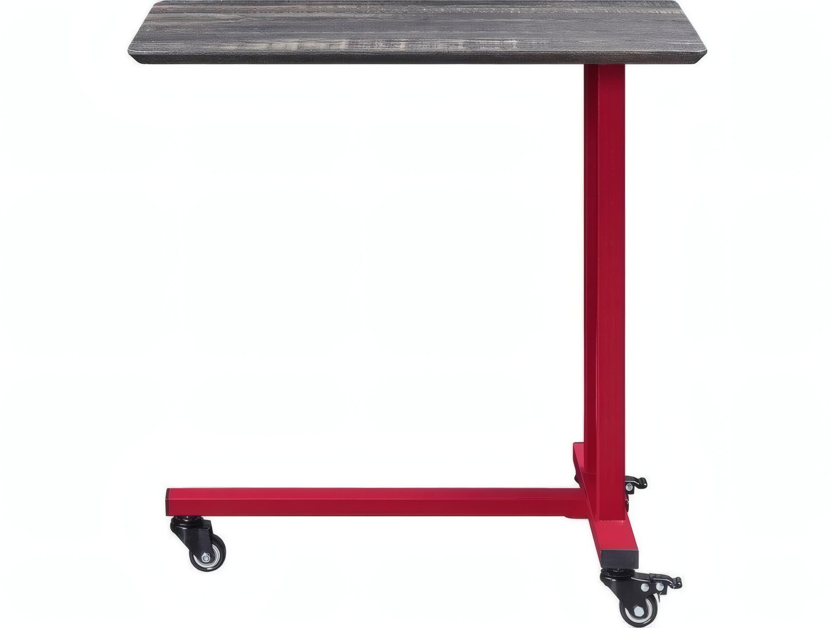 Acme Furniture Cargo Rectangular Wood Red End Table