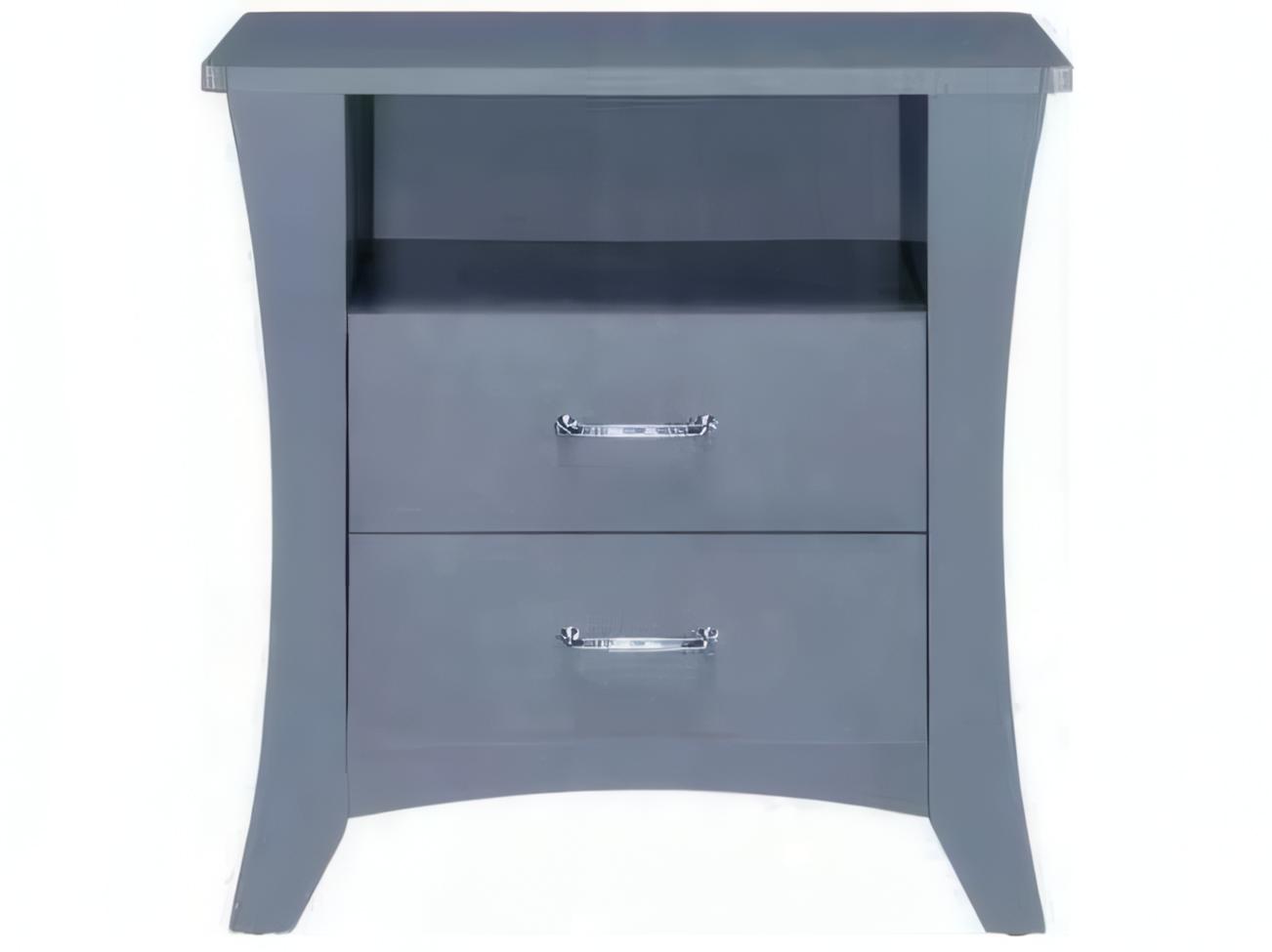 Acme Furniture 2-Drawers Blue Nightstand