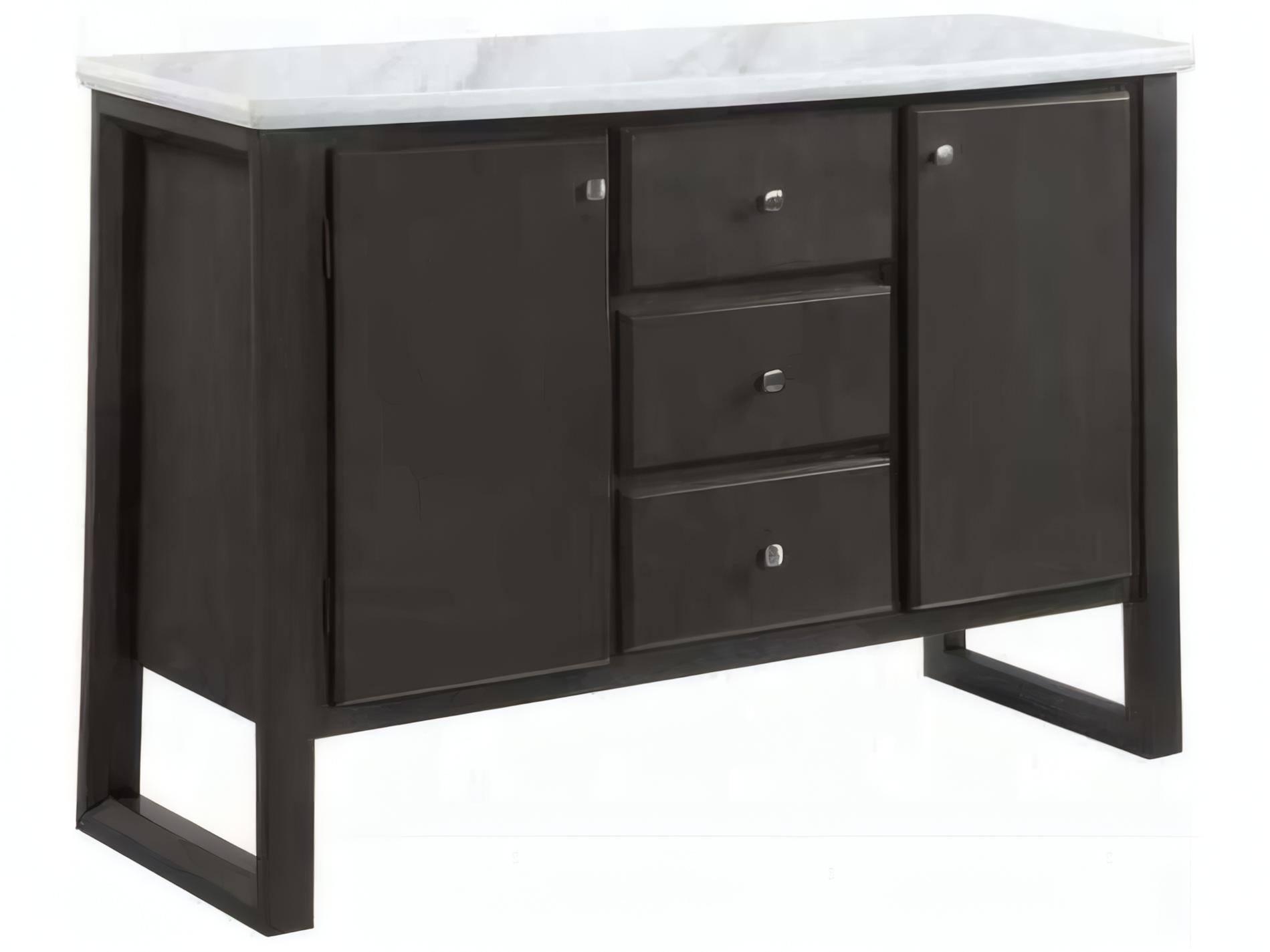 Acme Furniture Madan 54" Poplar Wood Gray Oak Sideboard