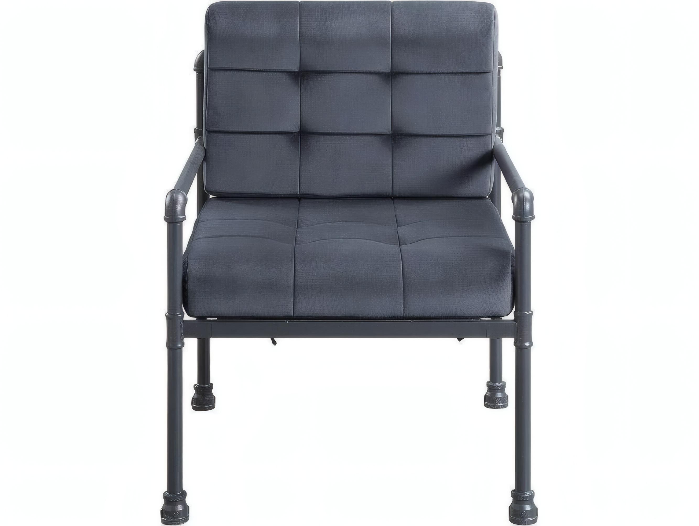 Acme Furniture Brantley Gray Velvet Accent Chair