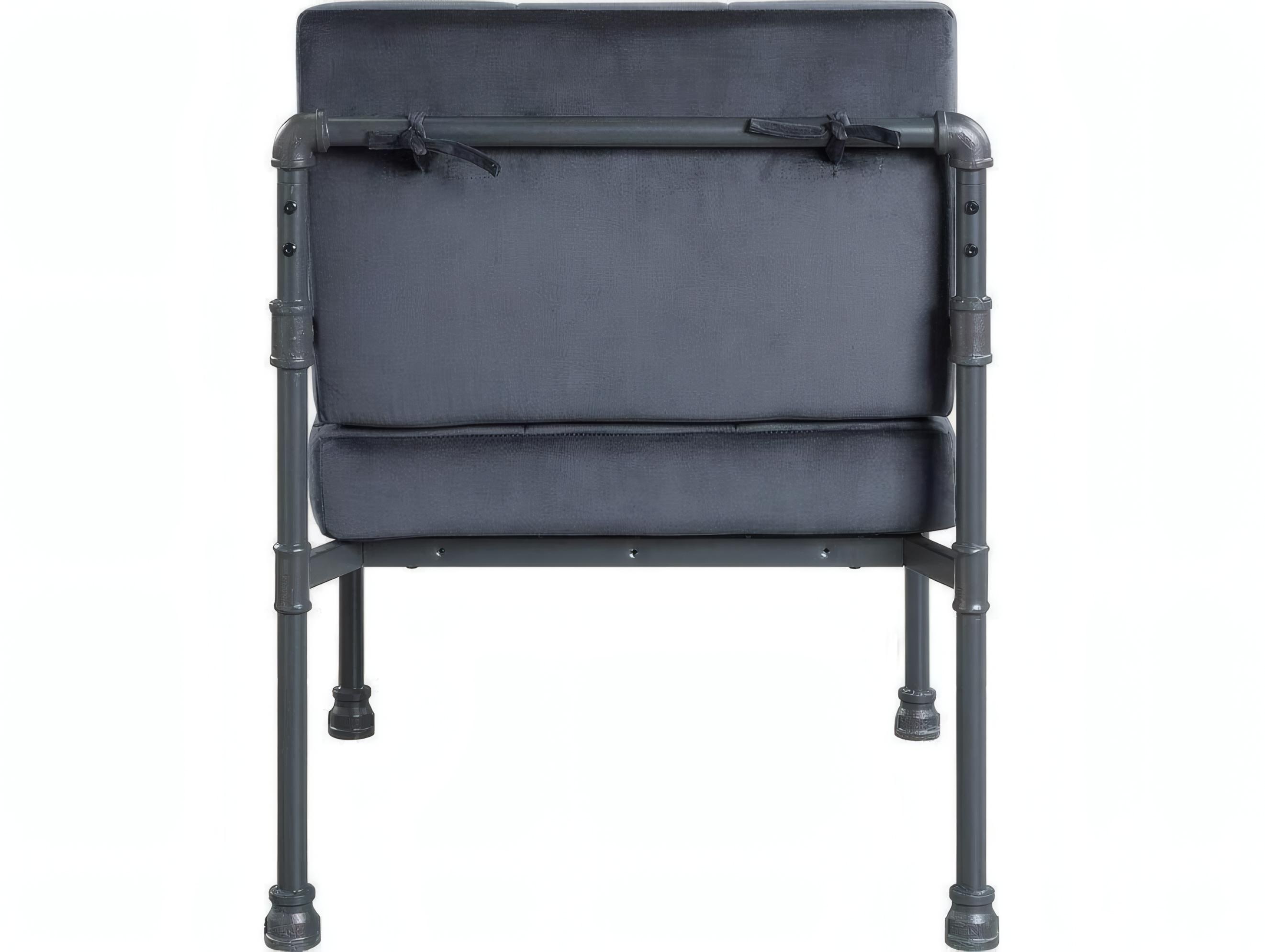 Acme Furniture Brantley Gray Velvet Accent Chair