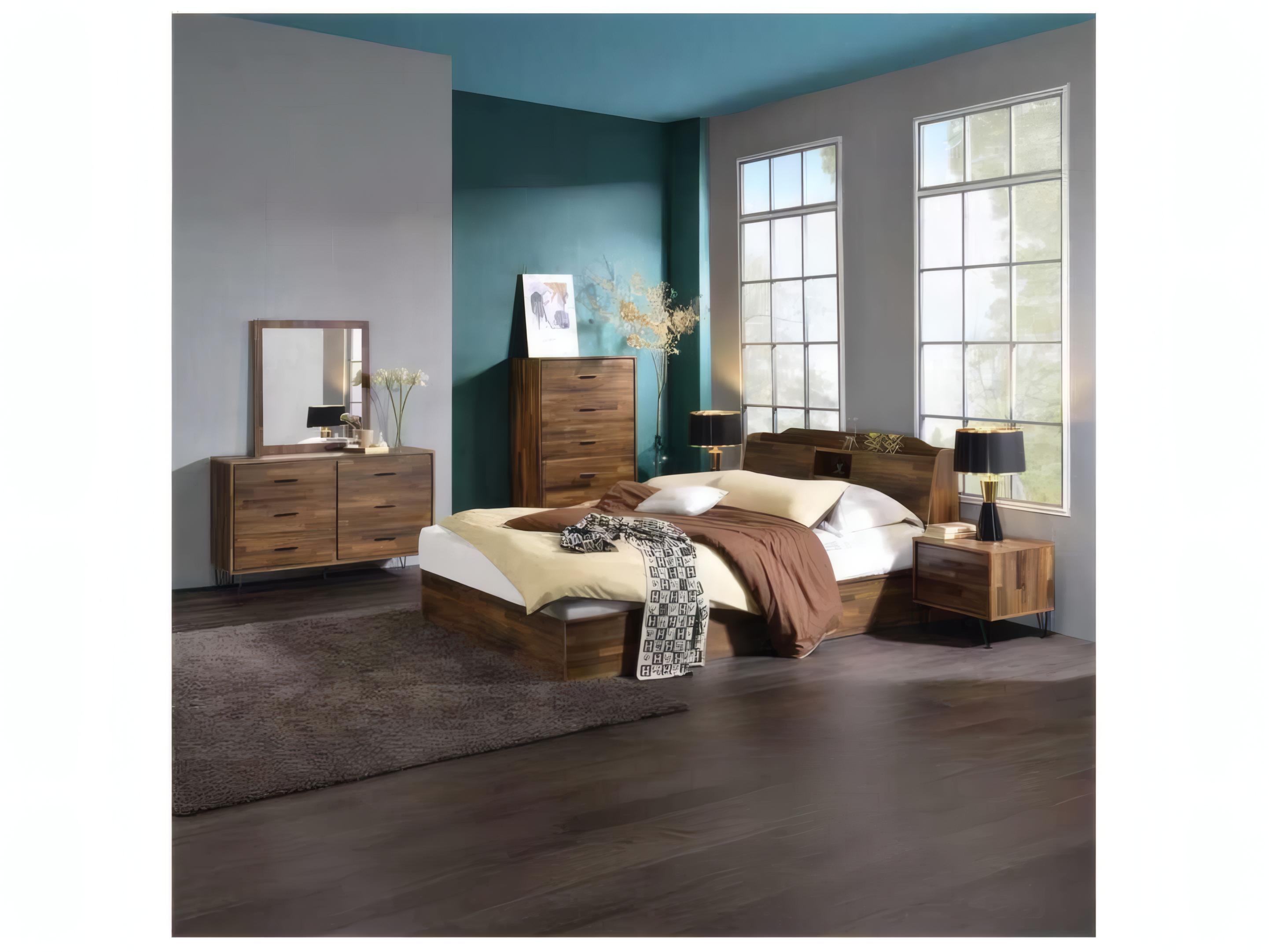 Acme Furniture Hestia 6-Drawers Brown Double Dresser