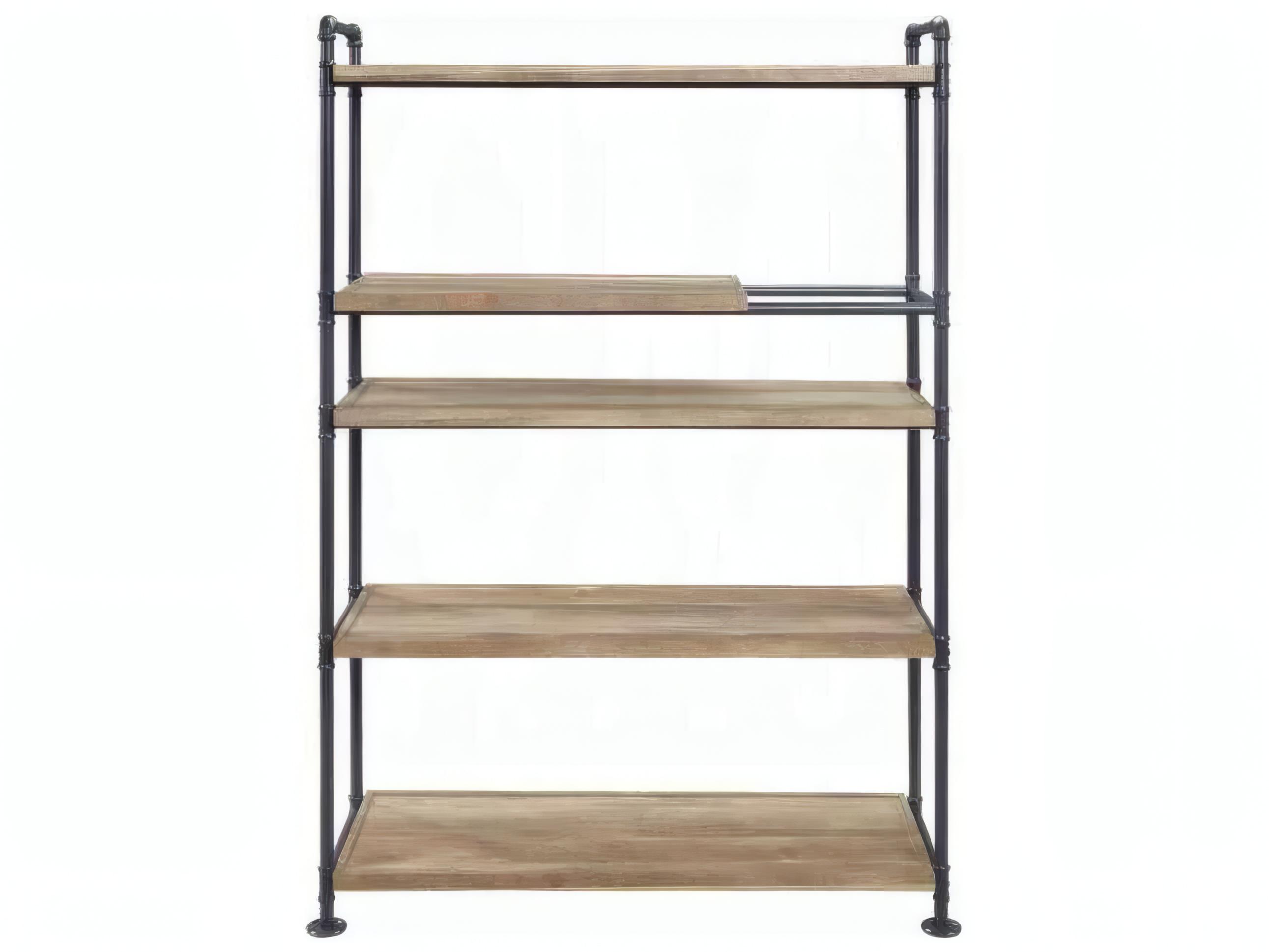 Acme Furniture Brantley Oak Sandy Black Bookcase