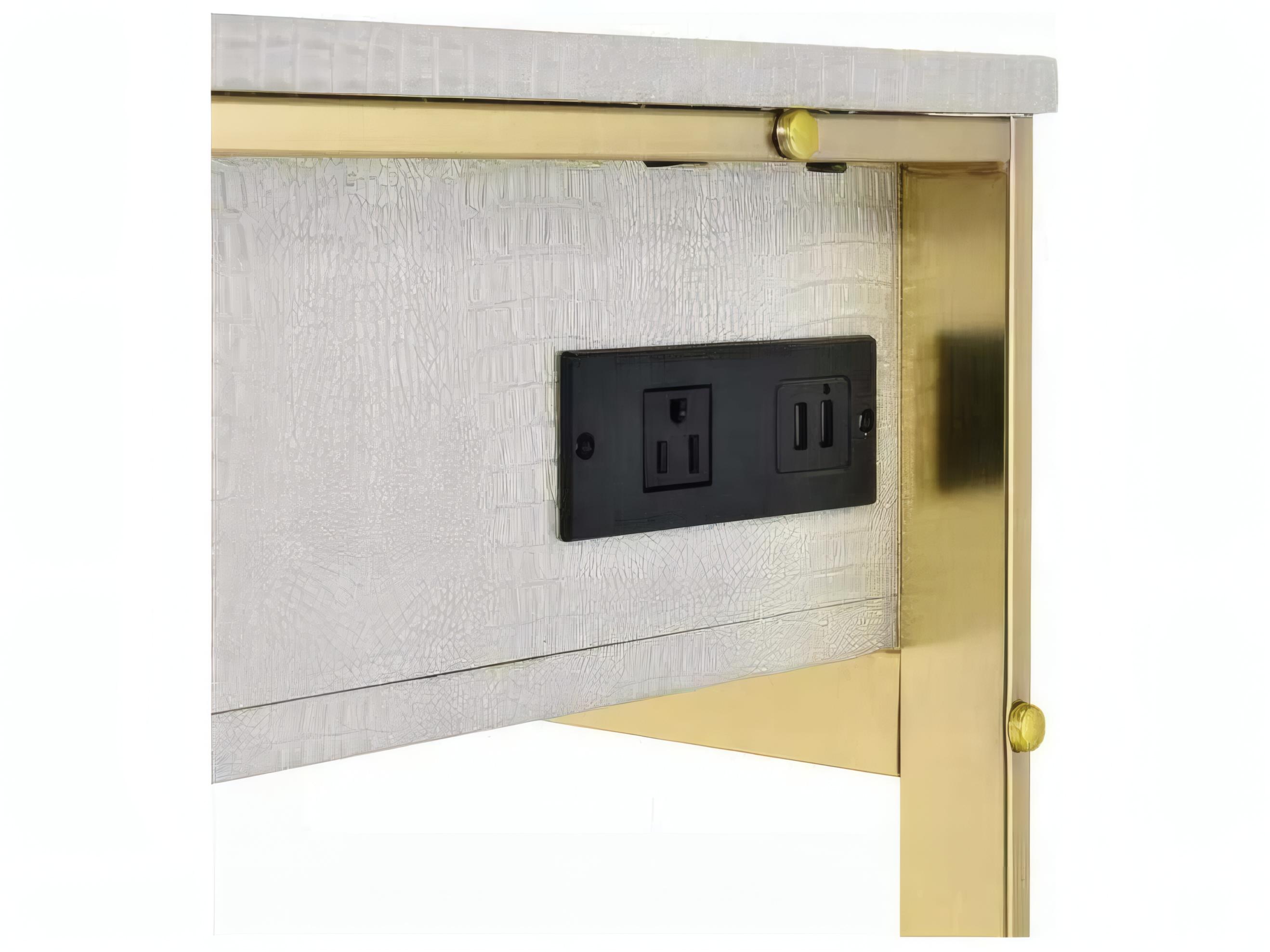 Acme Furniture Myles Antique White Champagne Vanity Table