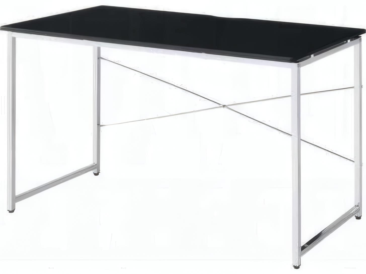 Acme Furniture Tennos Black Chrome Vanity Table