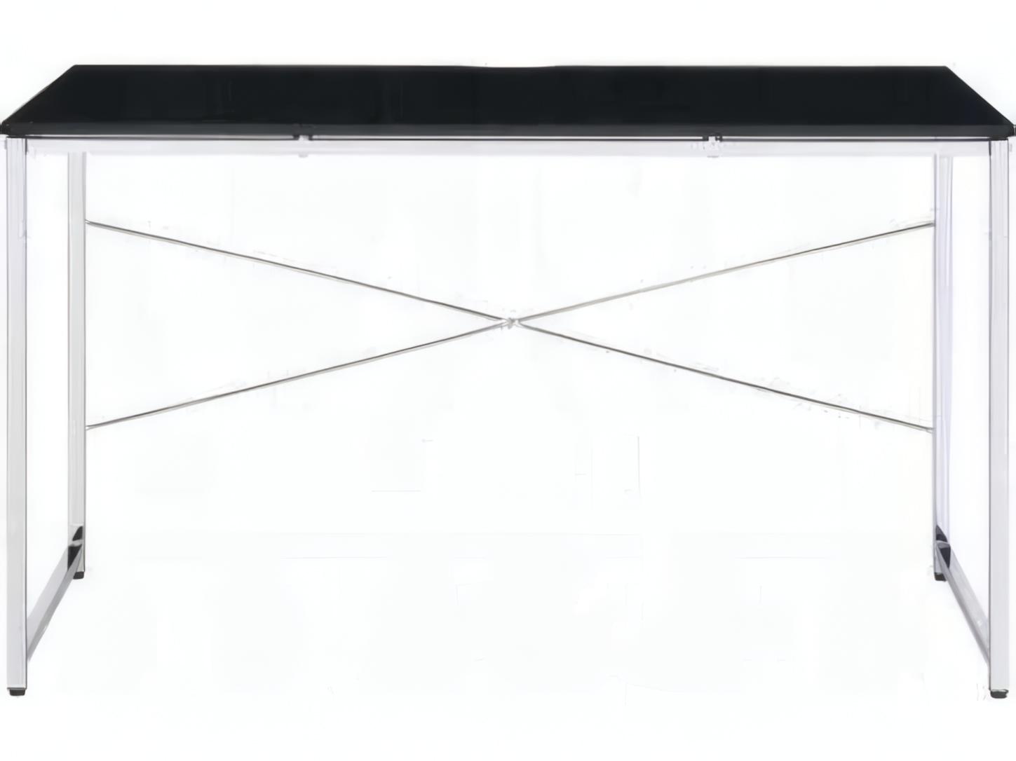 Acme Furniture Tennos Black Chrome Vanity Table