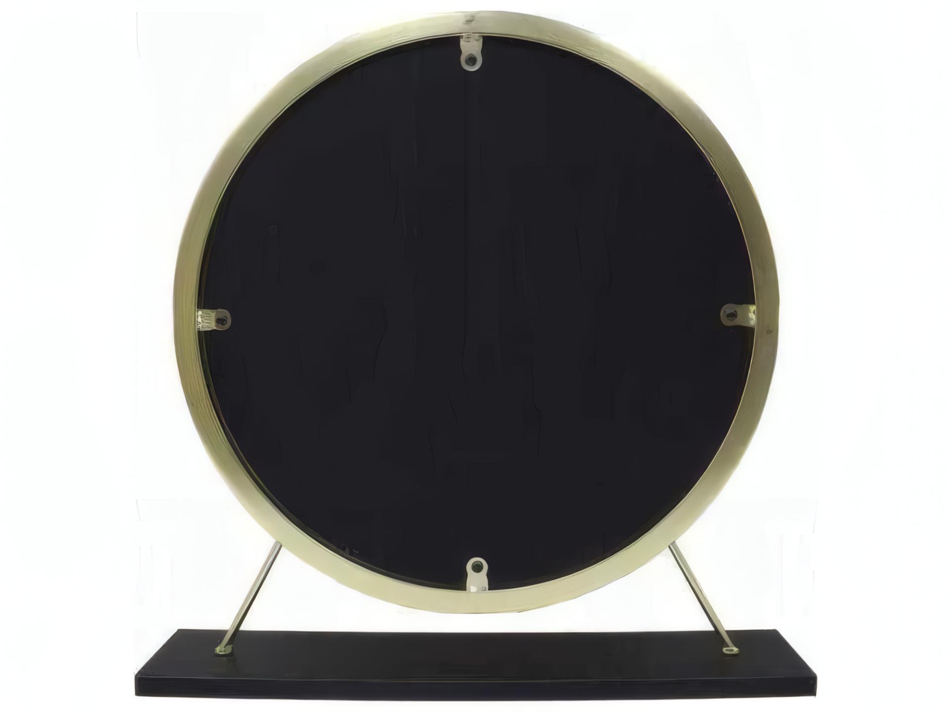 Acme Furniture Adao Faux Fur Mirror Black Brass White Upholstered Accent Stool
