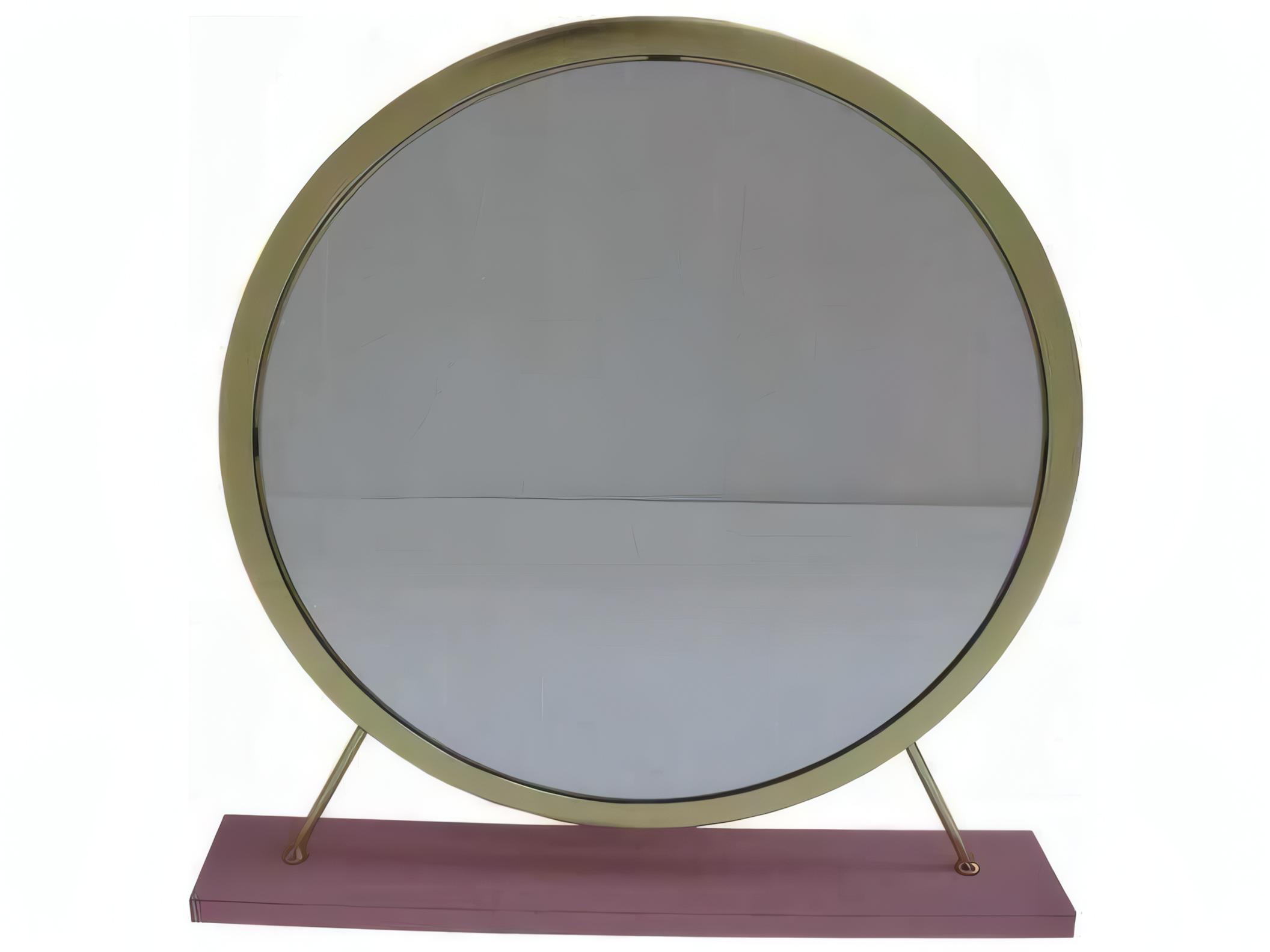 Acme Furniture Adao Faux Fur Mirror Pink Gold White Upholstered Accent Stool