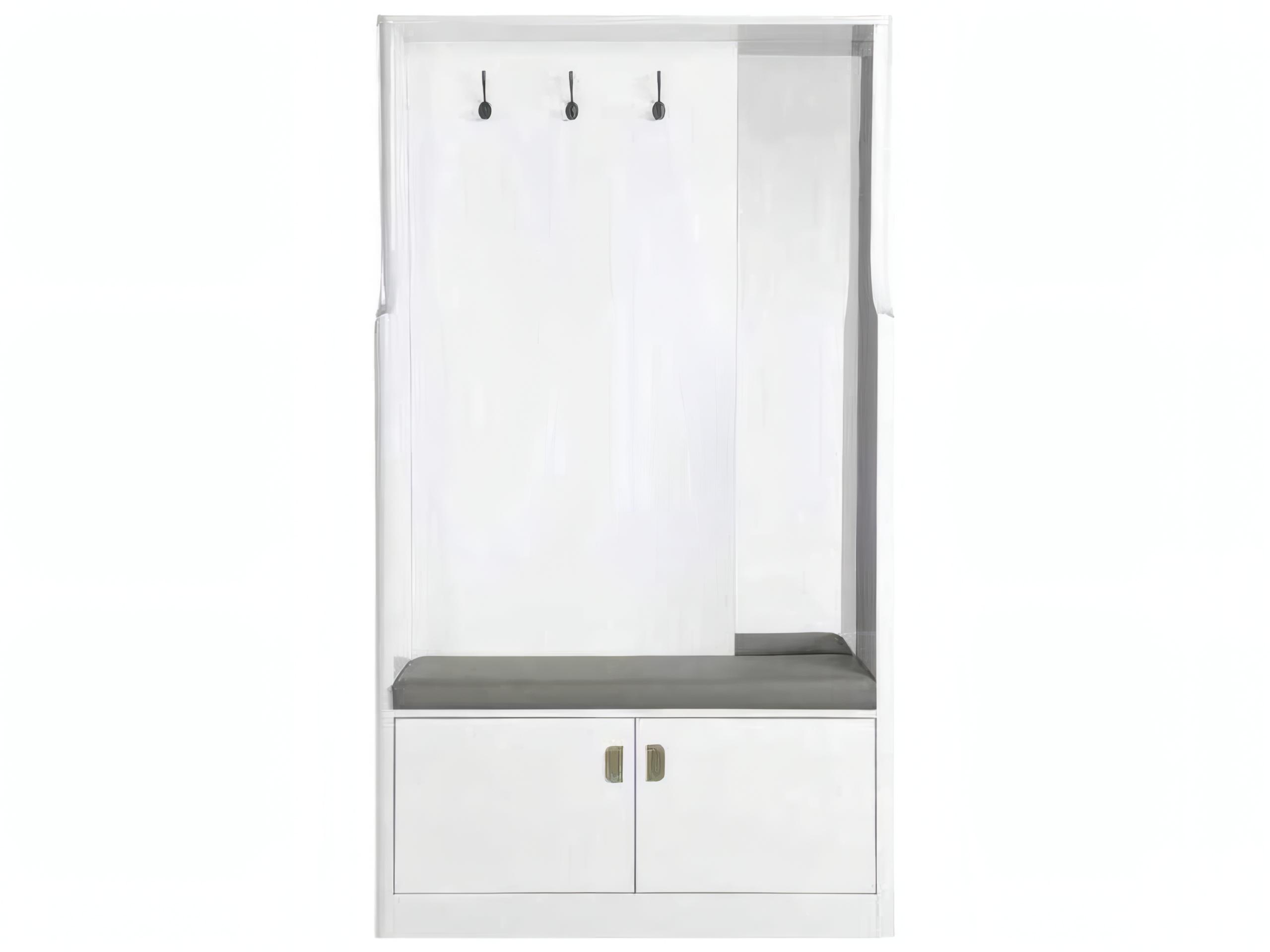 Acme Furniture White High Gloss Hall Tree