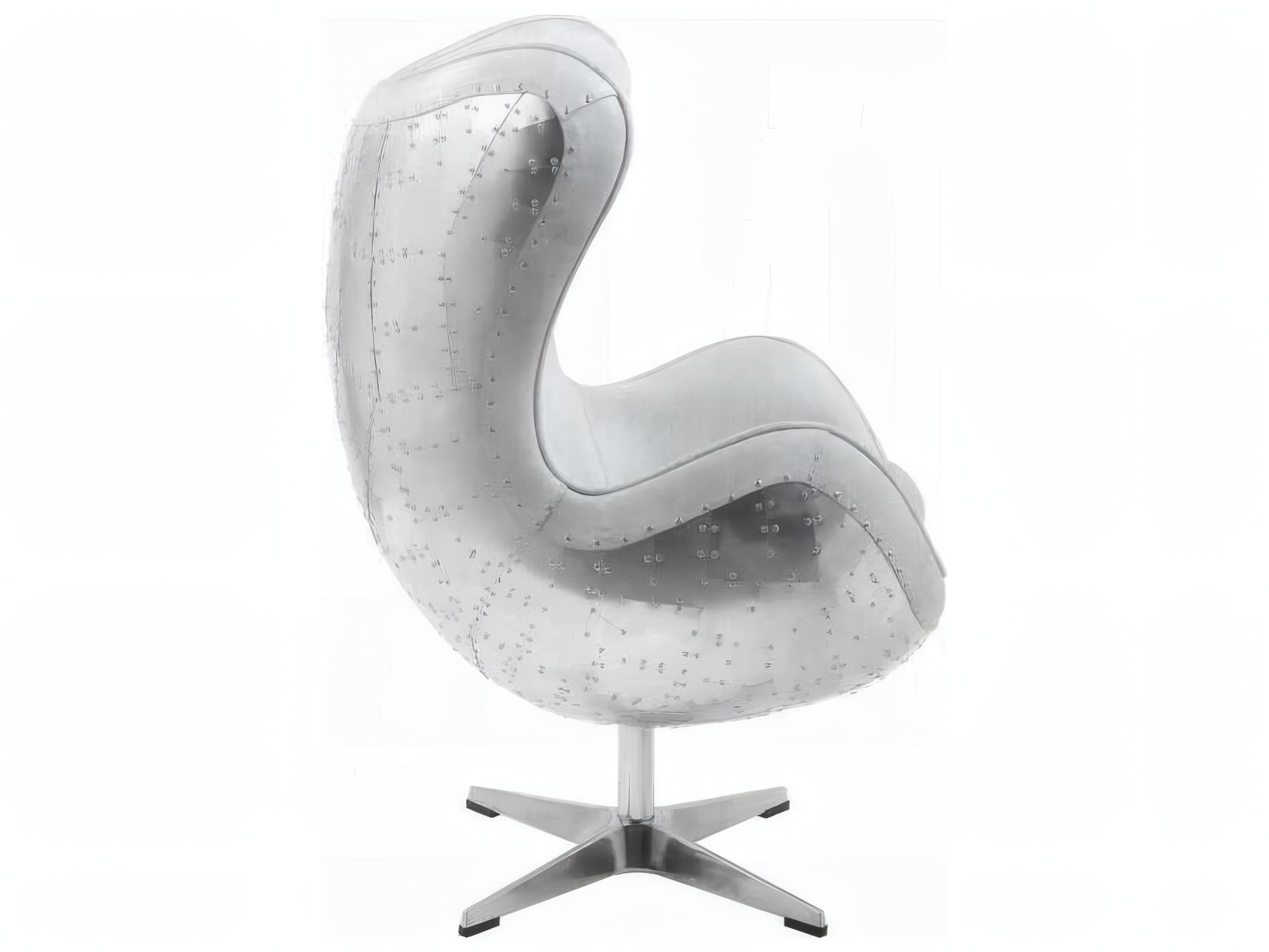 Acme Furniture Brancaster Swivel White Leather Accent Chair