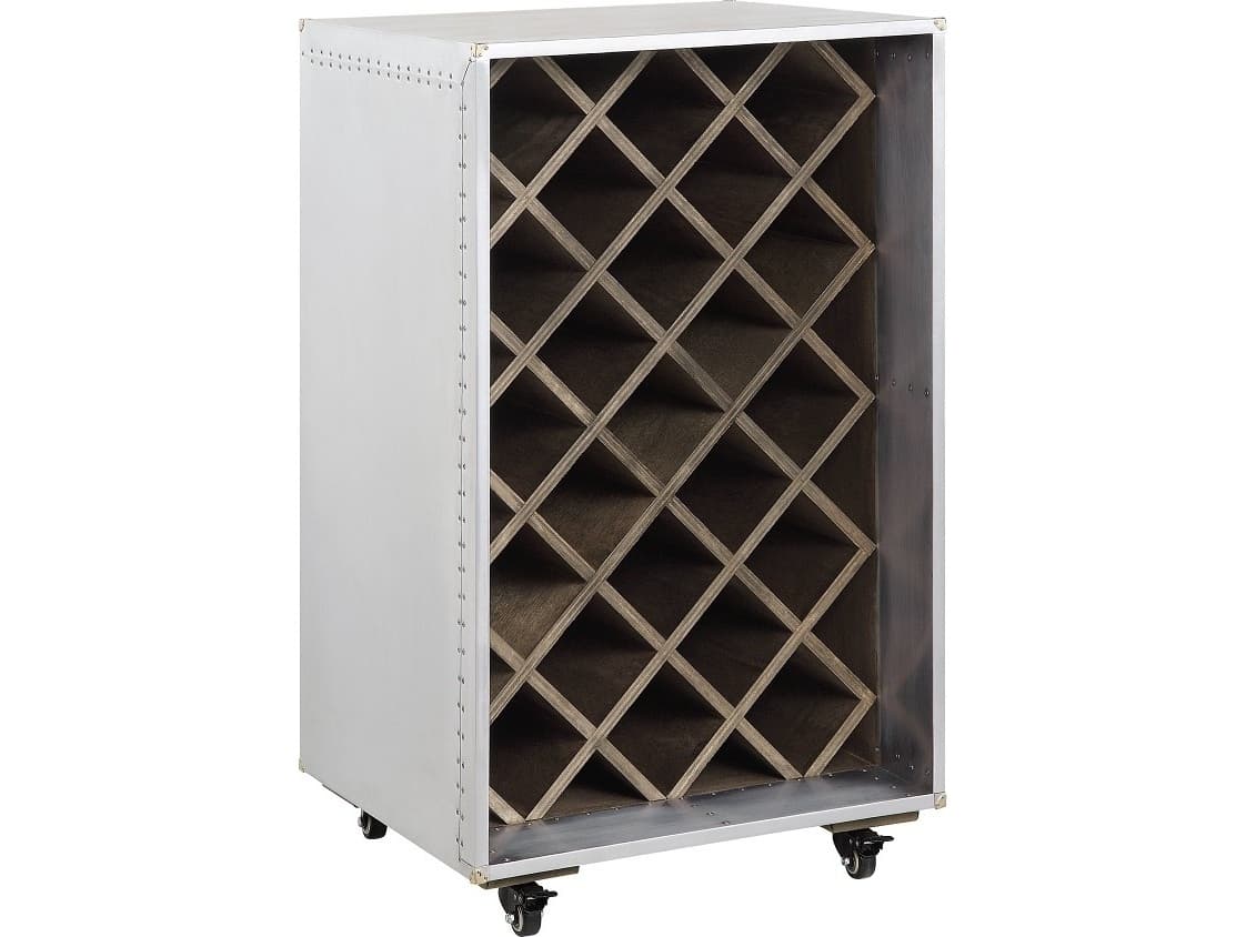 Acme Furniture Raini Silver Bar Cabinet