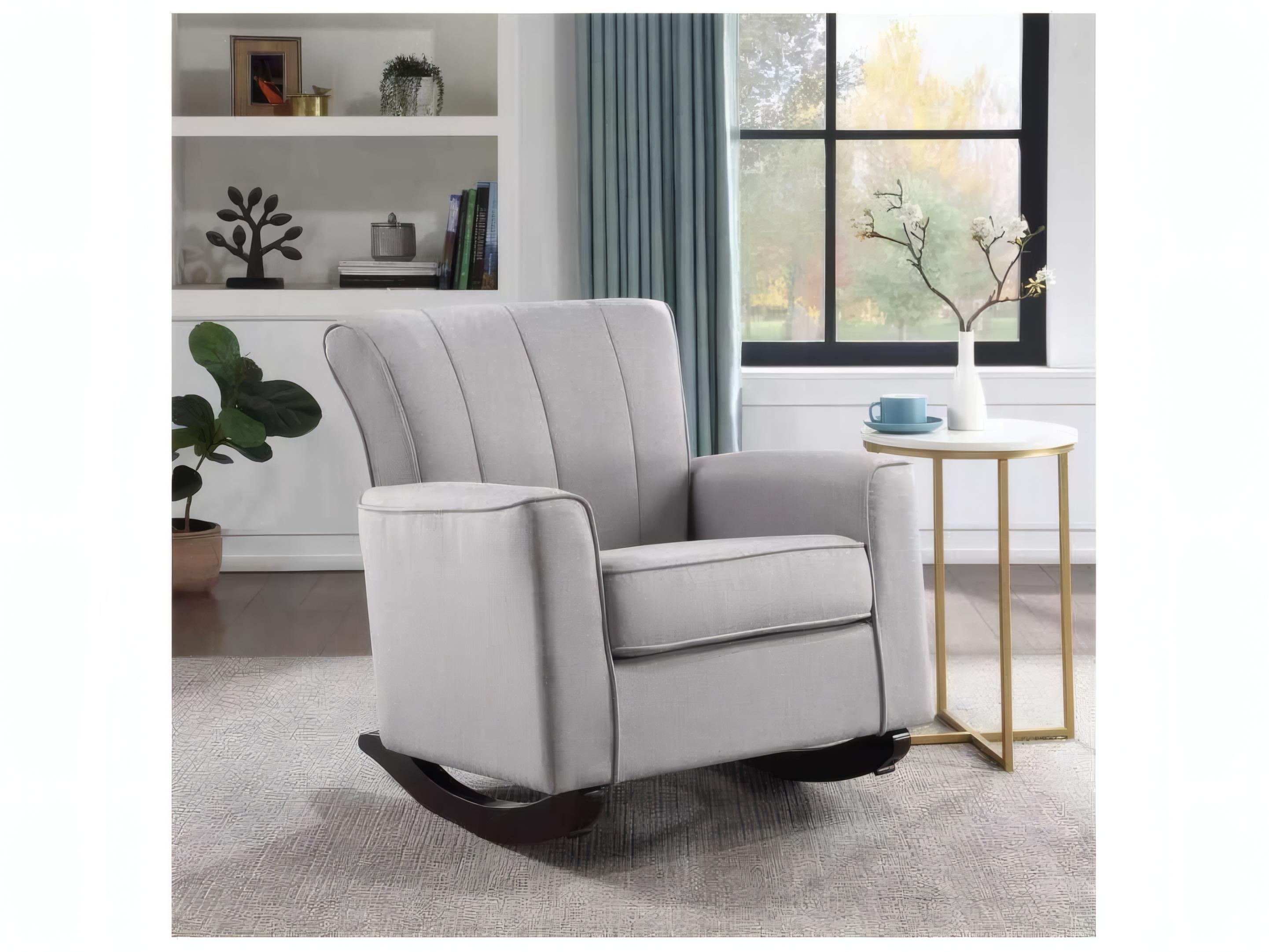 Acme Furniture Rocker Gray Rocking Chair