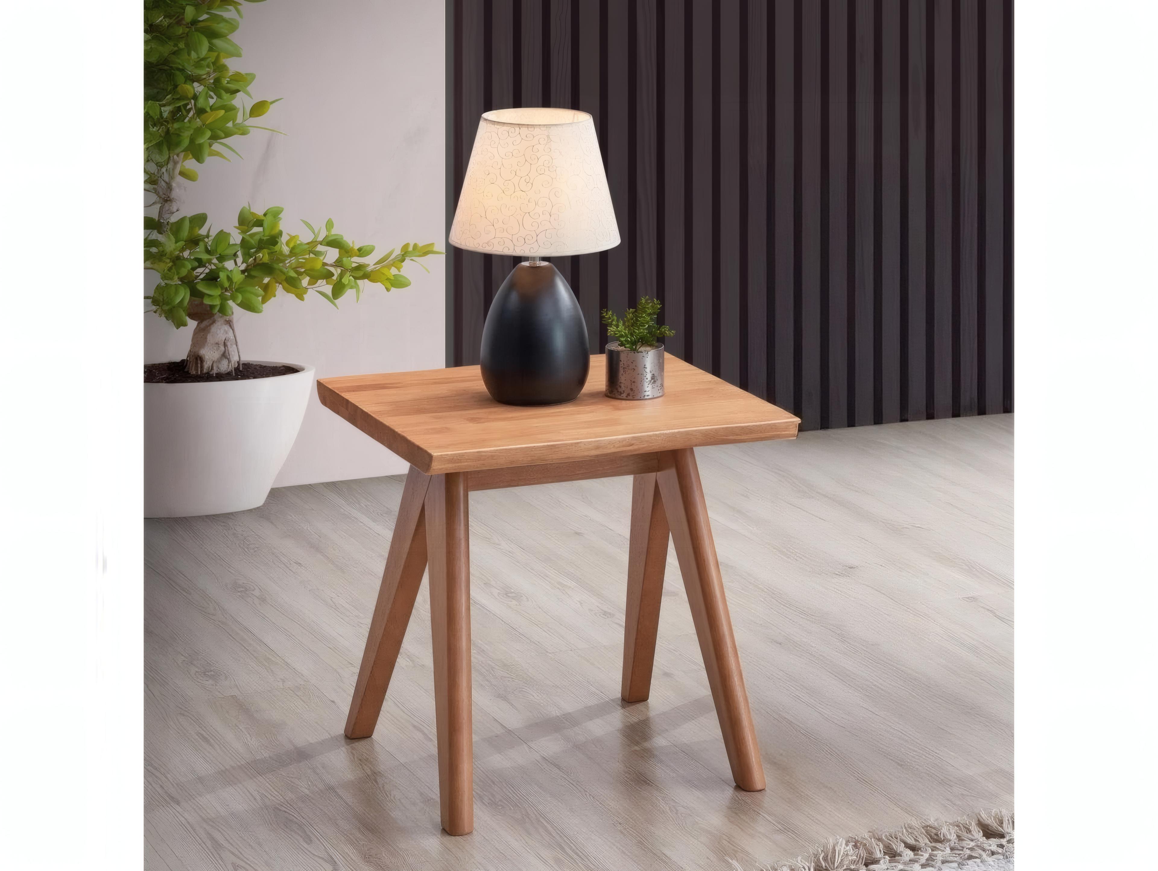 Acme Furniture Velentina Square Wood Natural End Table