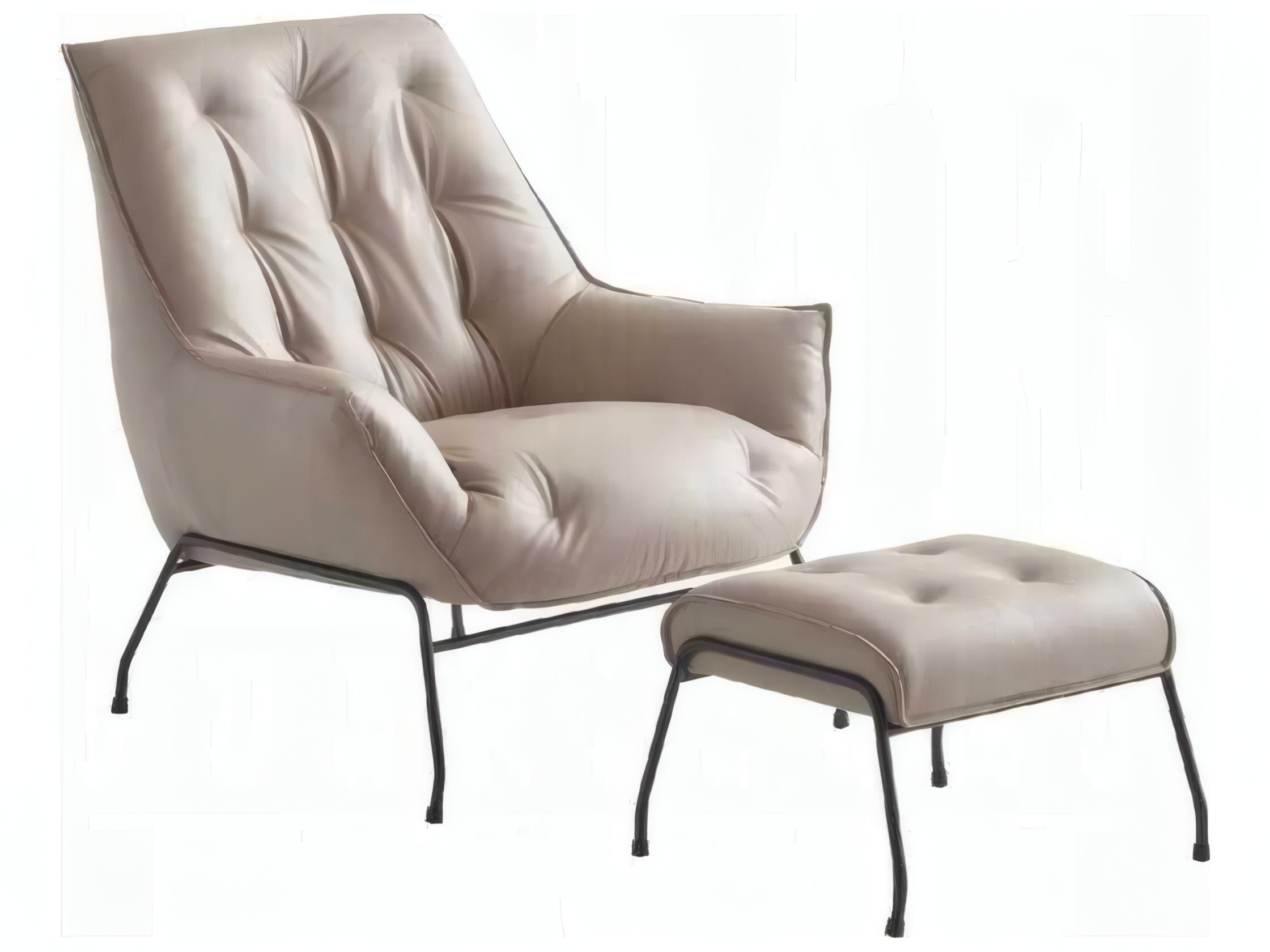 Acme Furniture Zusa Chair and Ottoman Set