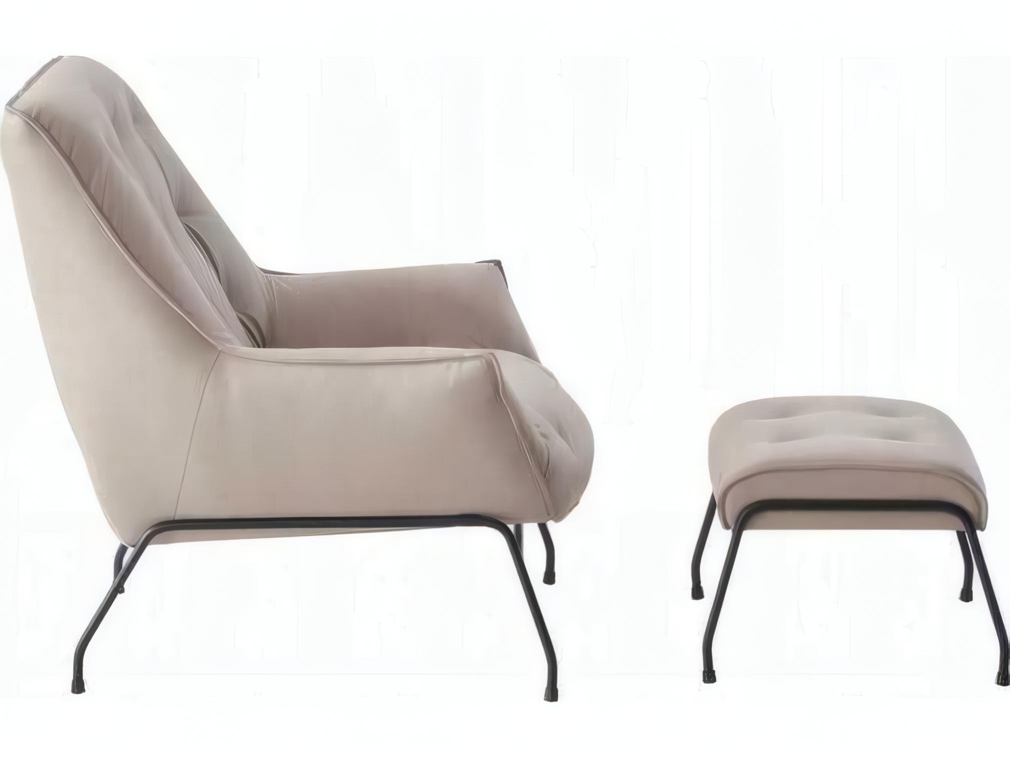 Acme Furniture Zusa Chair and Ottoman Set