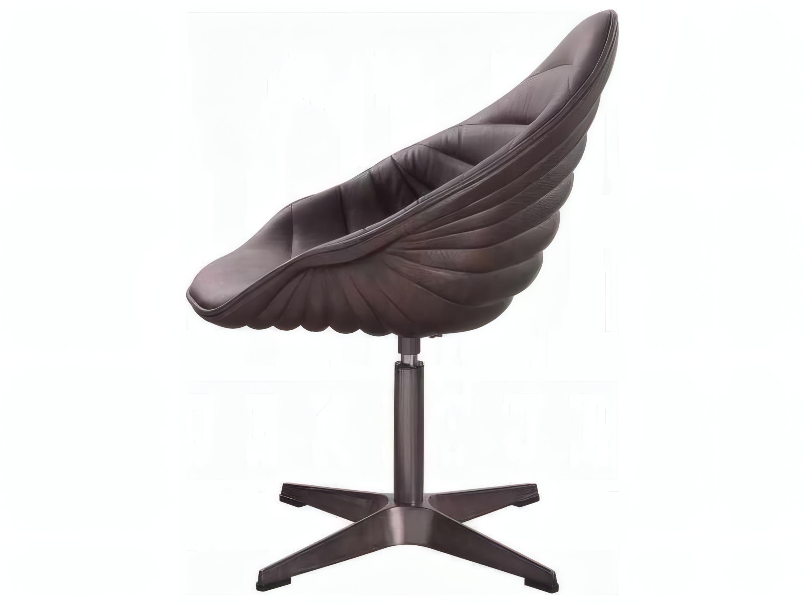 Acme Furniture Swivel Brown Leather Accent Chair