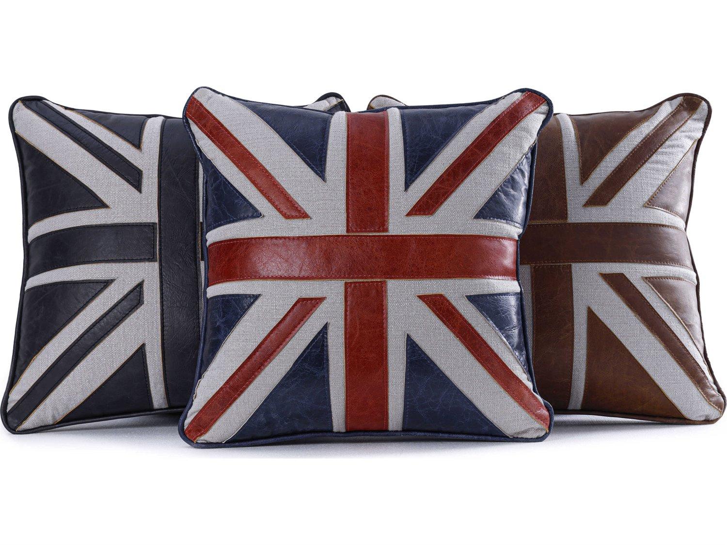 Acme Furniture Brancaster Blue Red Pillow Set of 2