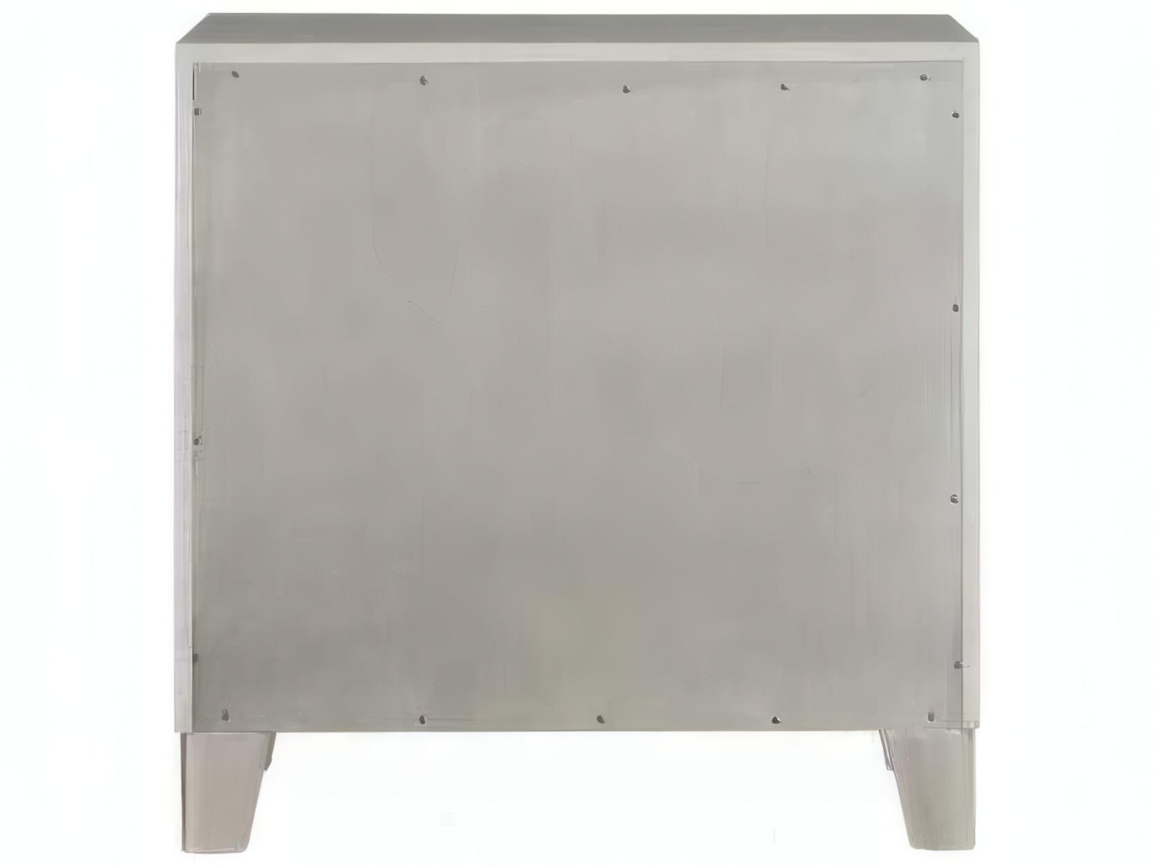 Acme Furniture Sliverfluff 2-Drawers Poplar Wood Nightstand