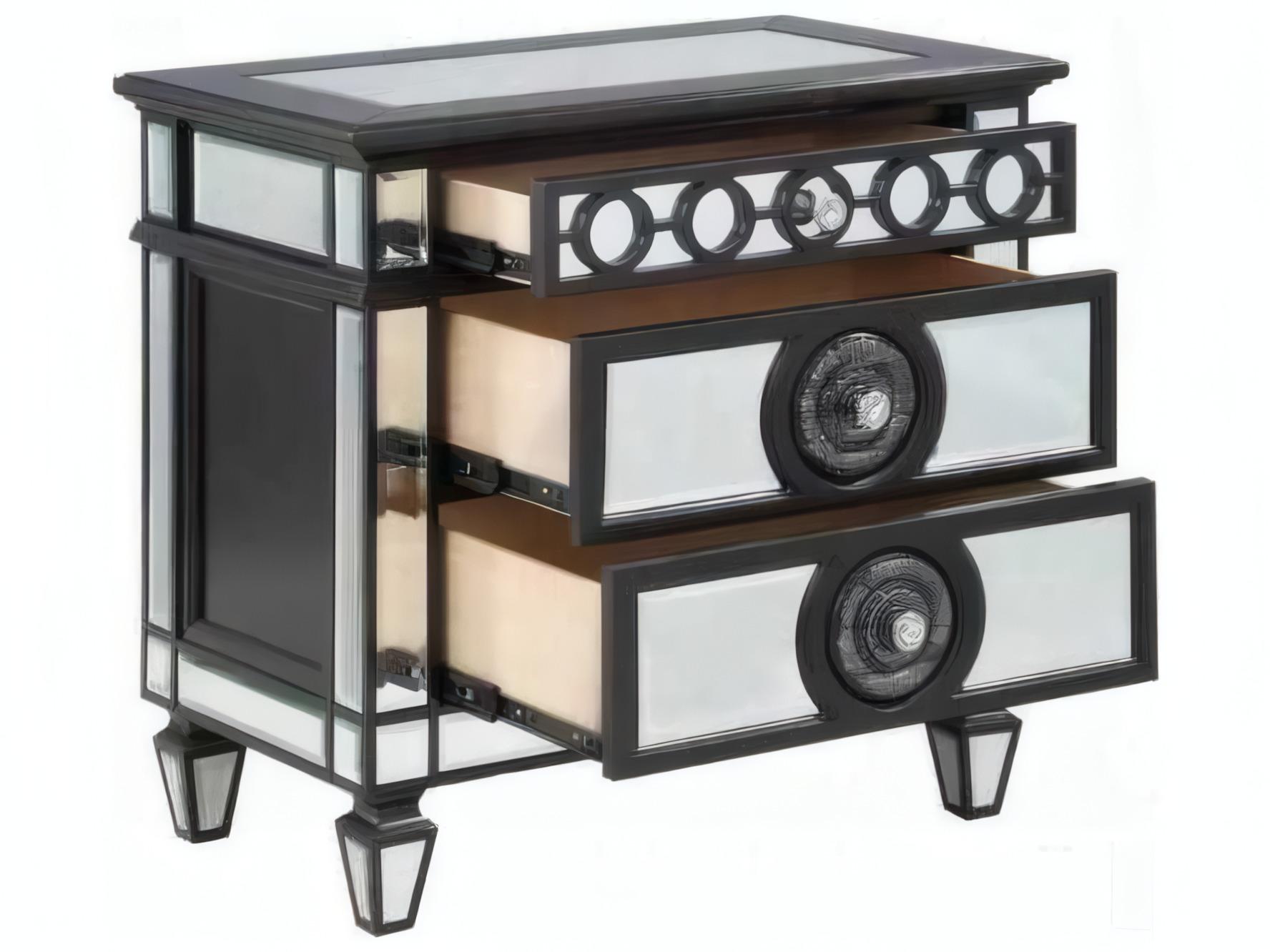 Acme Furniture Varian 3-Drawers Pine Wood Nightstand