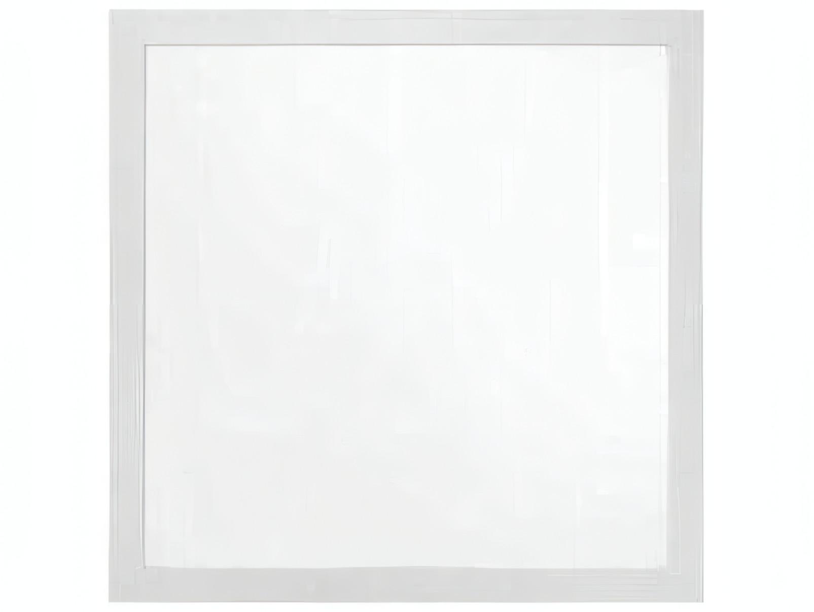 Acme Furniture Casilda White Square Wall Mirror