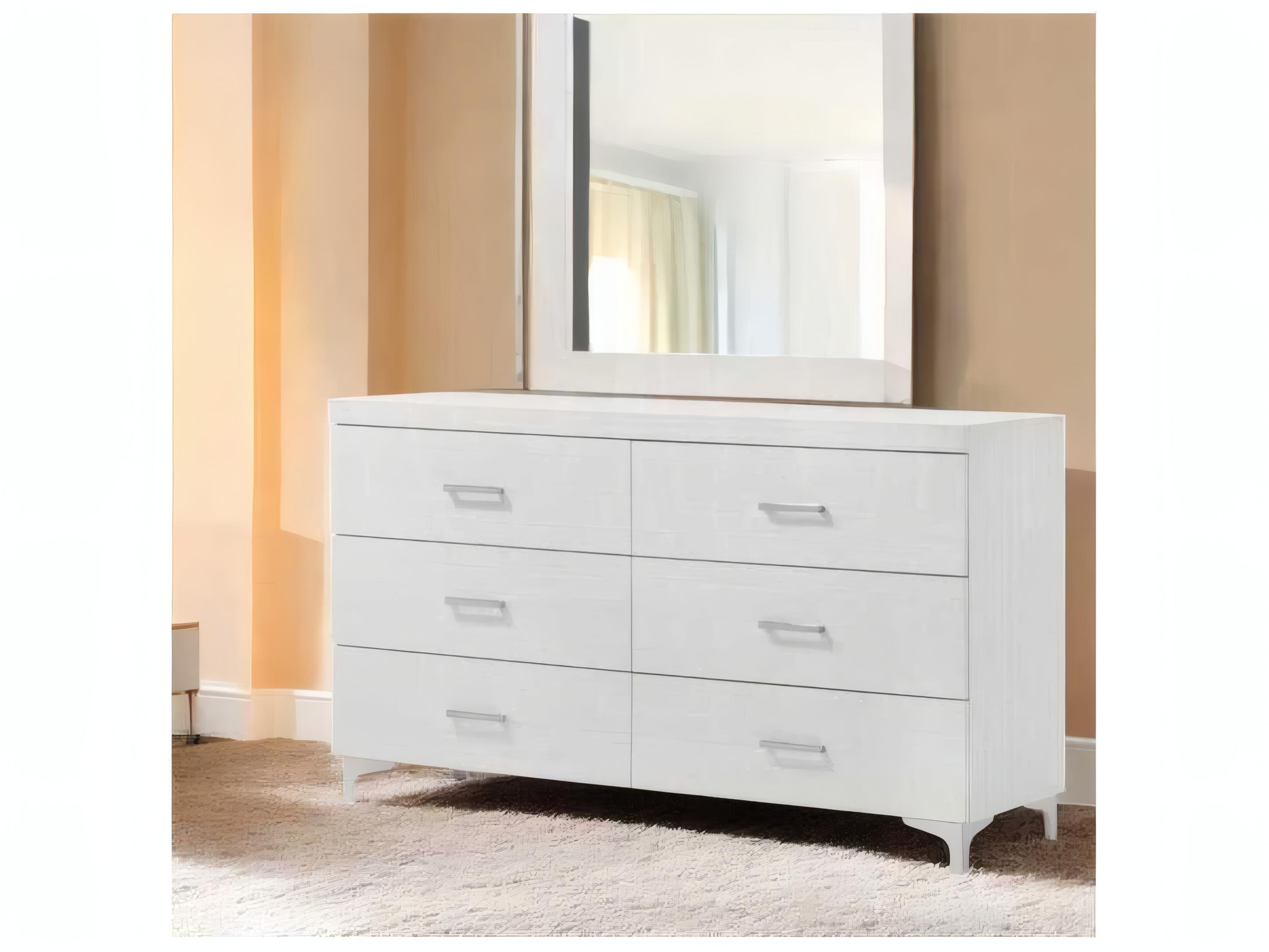 Acme Furniture Casilda 6-Drawers Poplar Wood Double Dresser