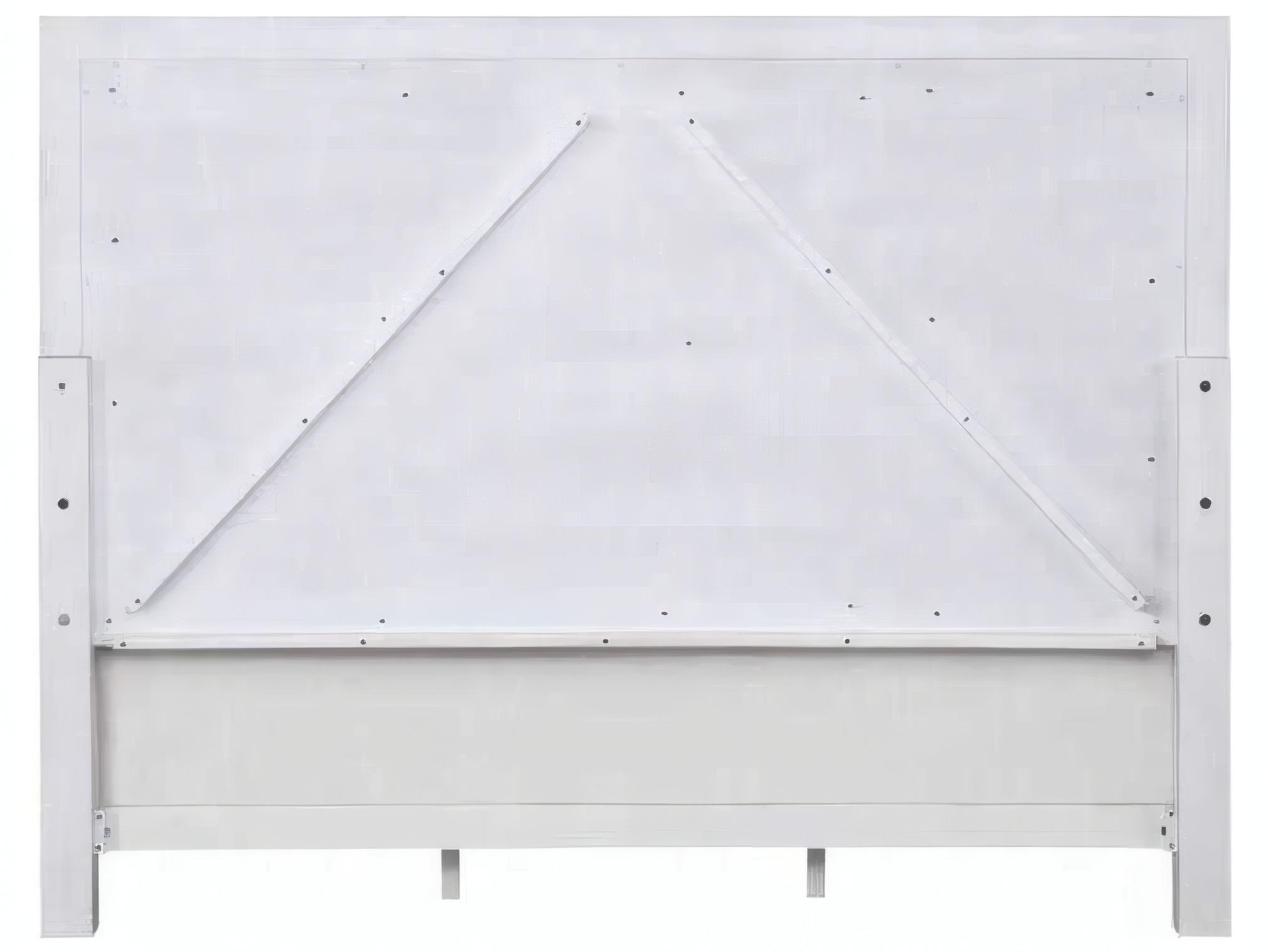 Acme Furniture Katia Gray Poplar Wood Upholstered Queen Panel Bed