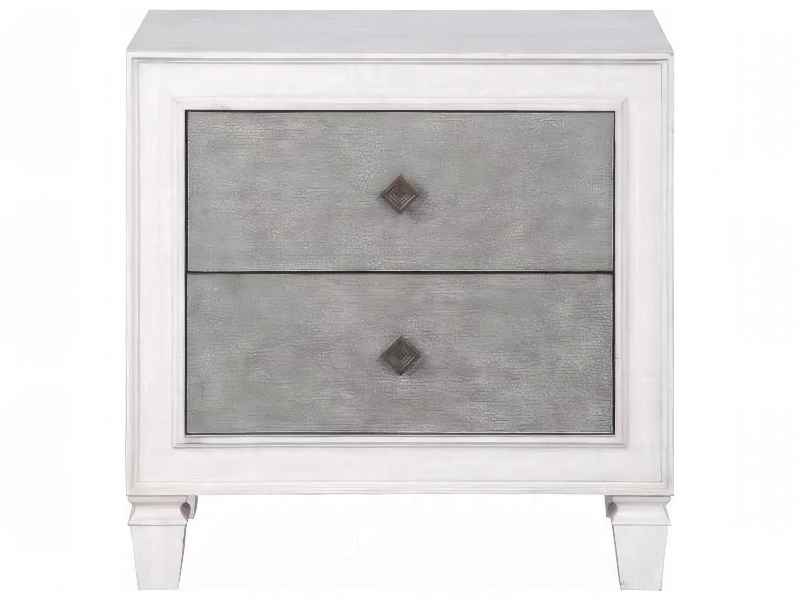 Acme Furniture Katia 2-Drawers Poplar Wood Nightstand