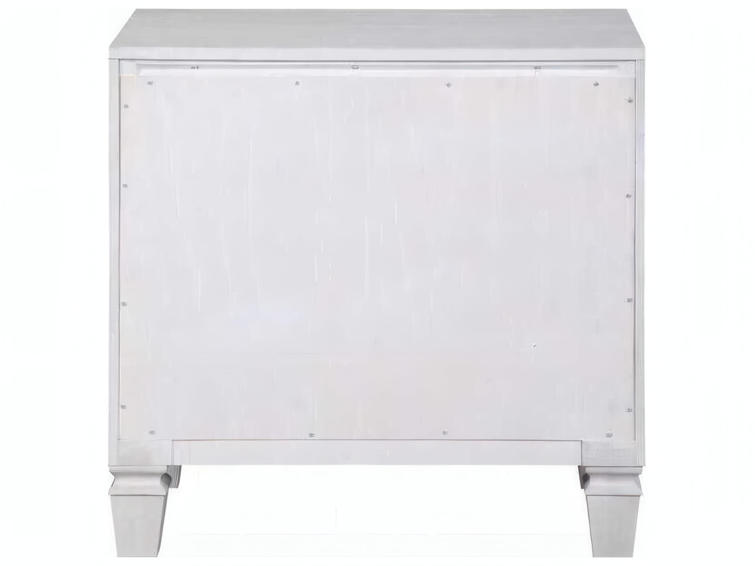 Acme Furniture Katia 2-Drawers Poplar Wood Nightstand