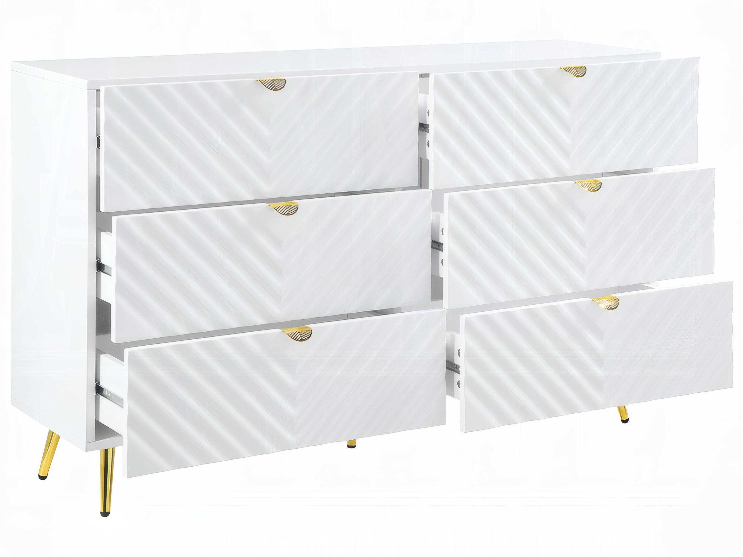 Acme Furniture Gaines 6-Drawers Double Dresser