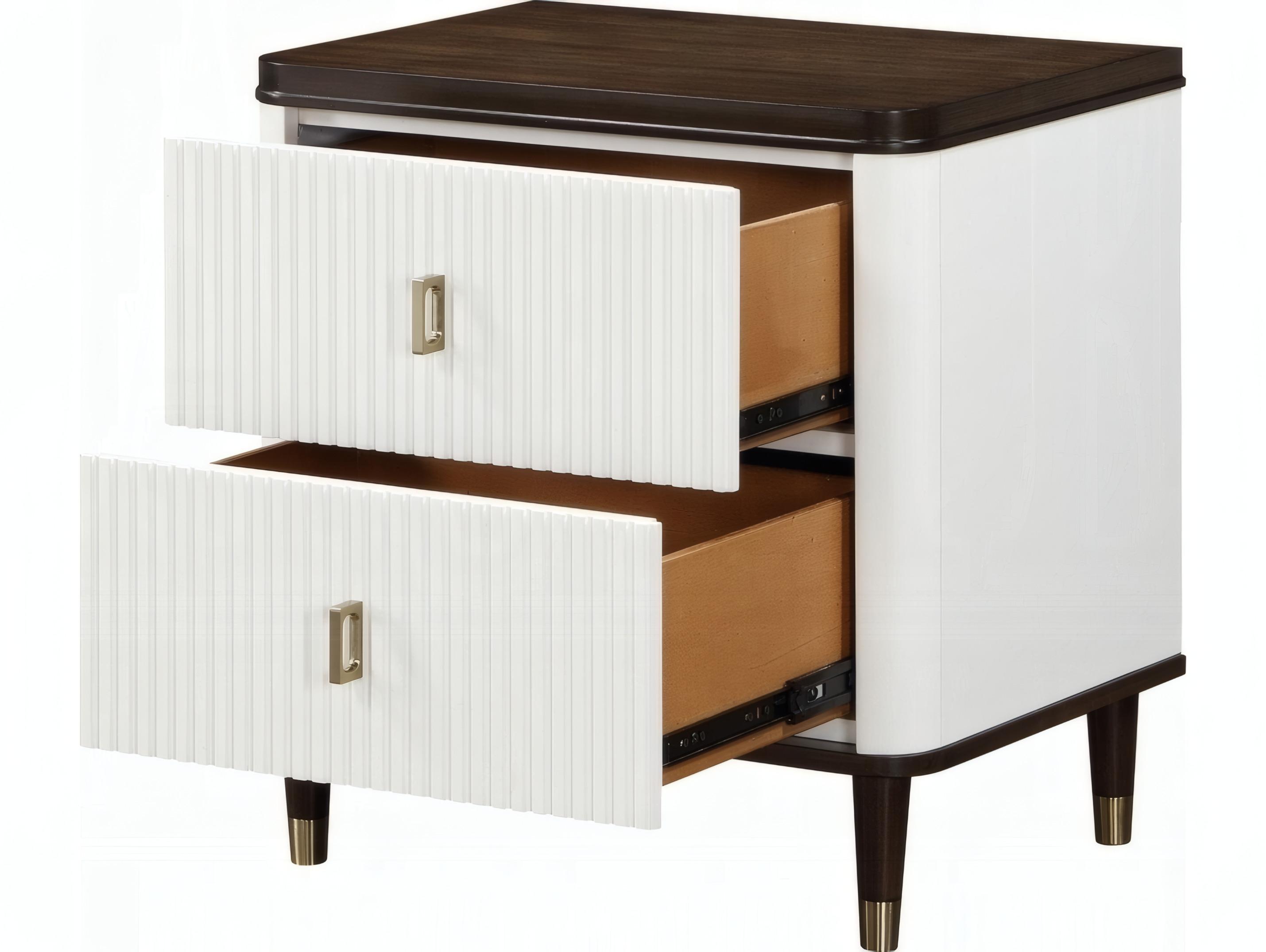Acme Furniture Carena 2-Drawers Plywood Nightstand