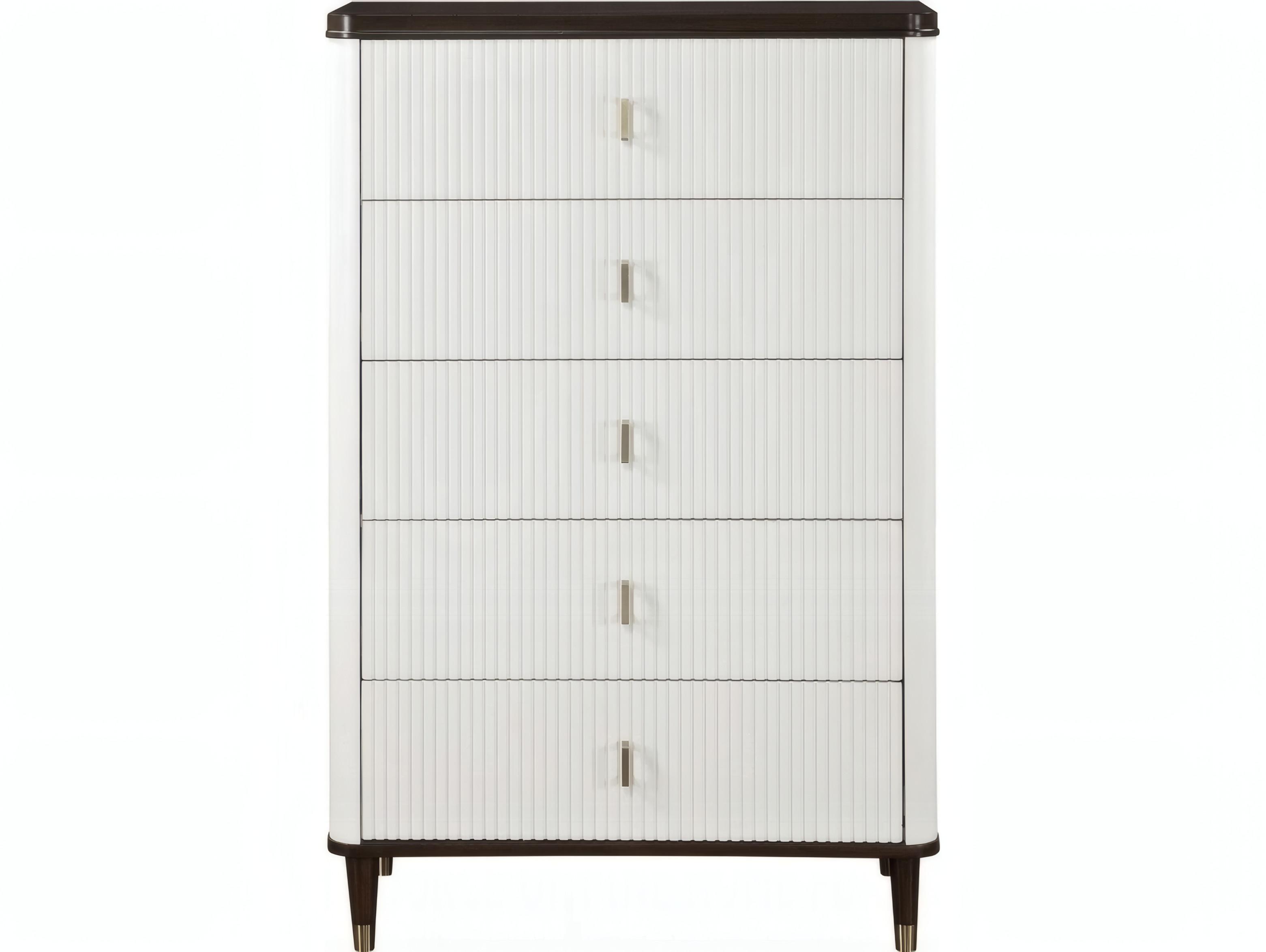 Acme Furniture Carena White Walnut Plywood Accent Chest