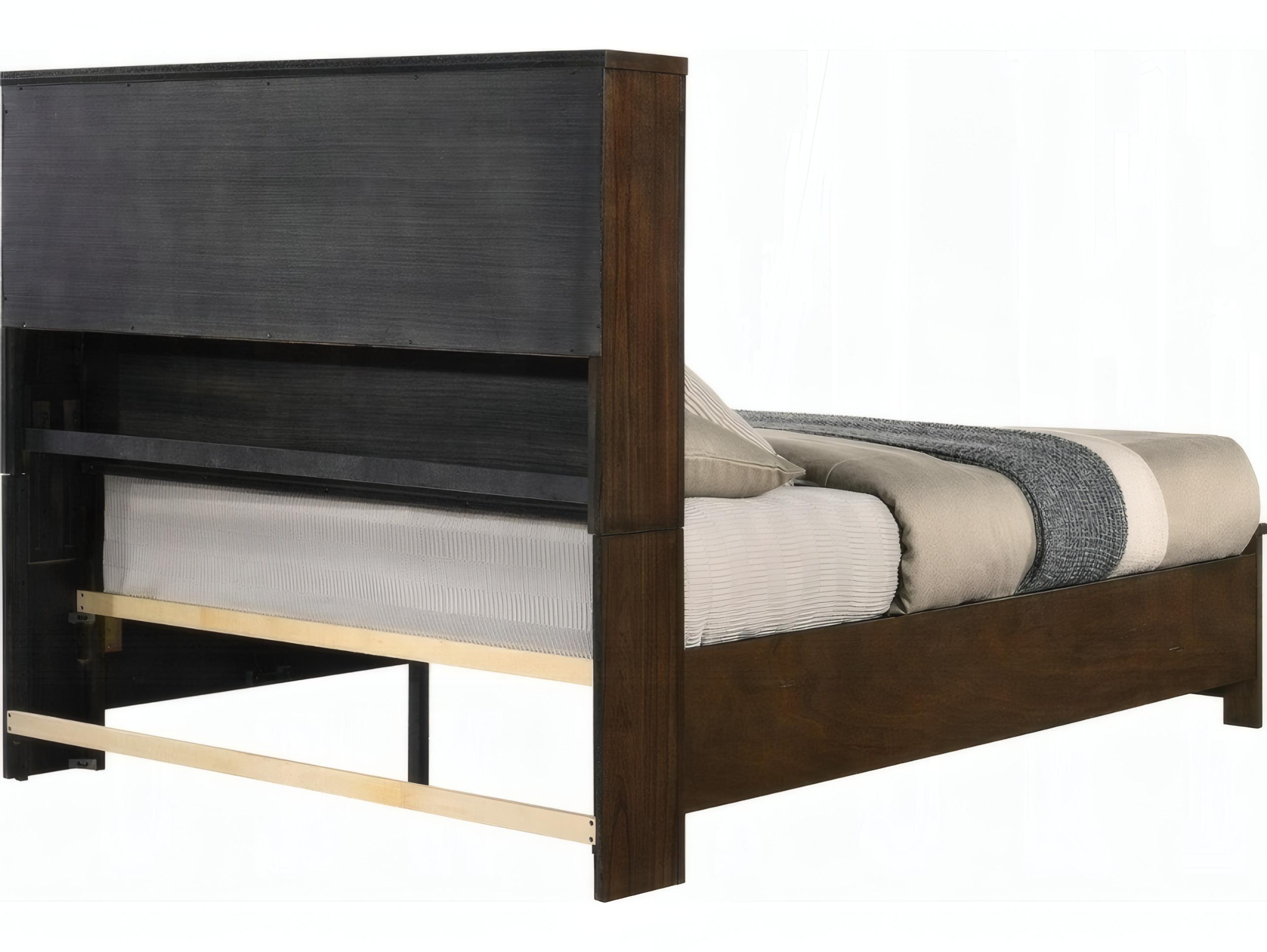 Acme Furniture Merrilee Oak Brown Wood Queen Platform Bed