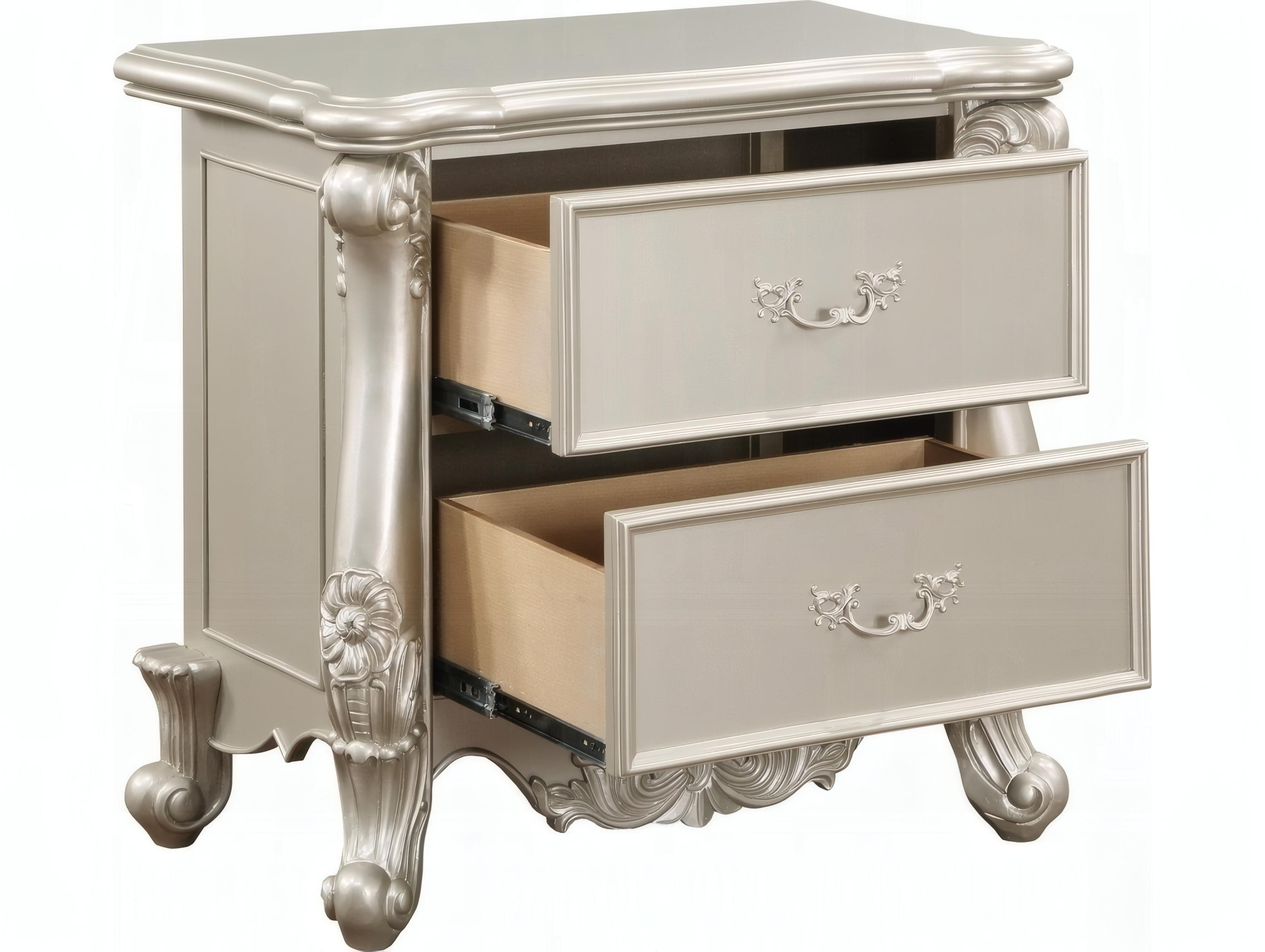 Acme Furniture Bently 2-Drawers Hardwood Nightstand
