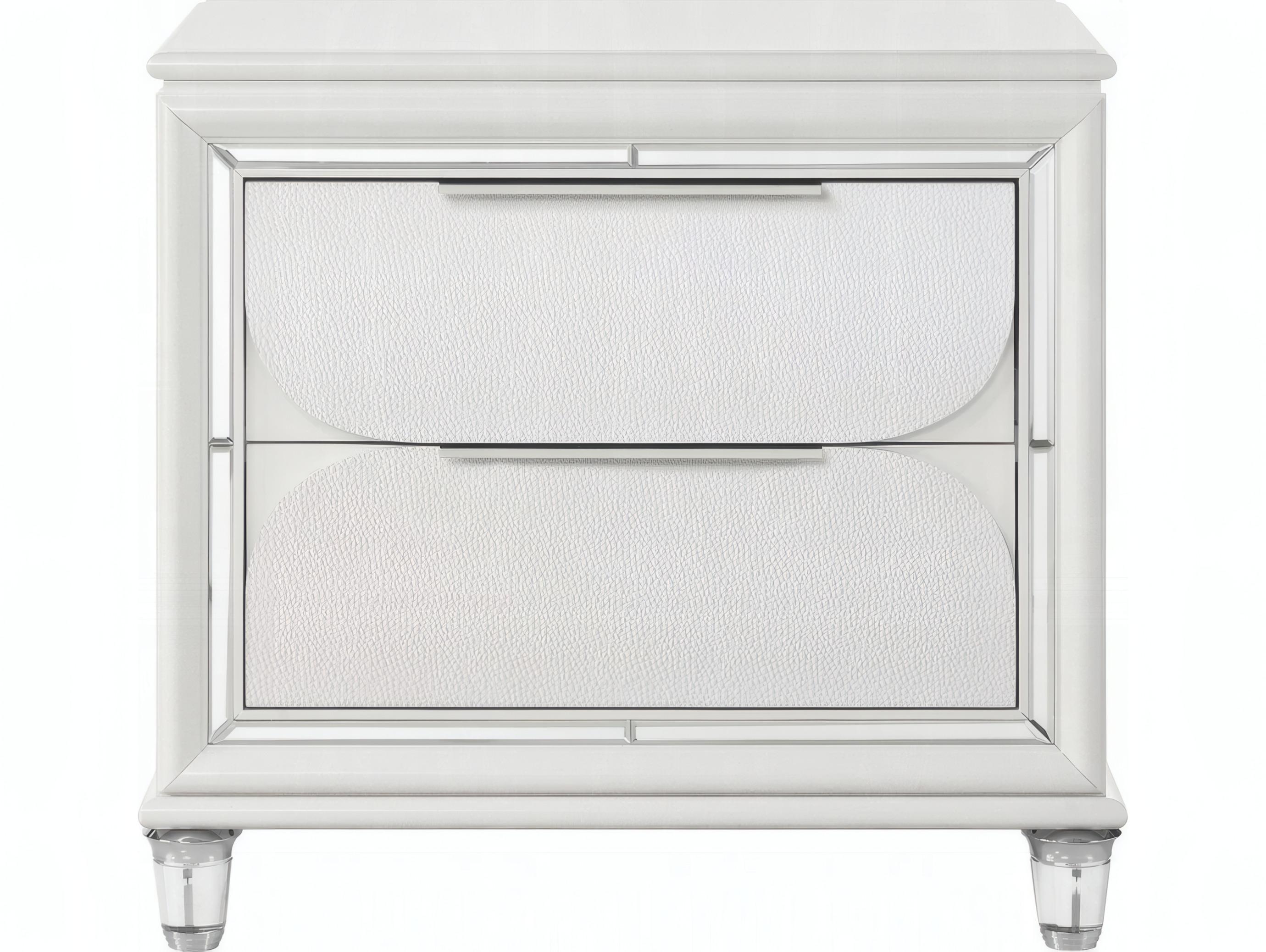 Acme Furniture Tarian 2-Drawers Rubberwood Nightstand