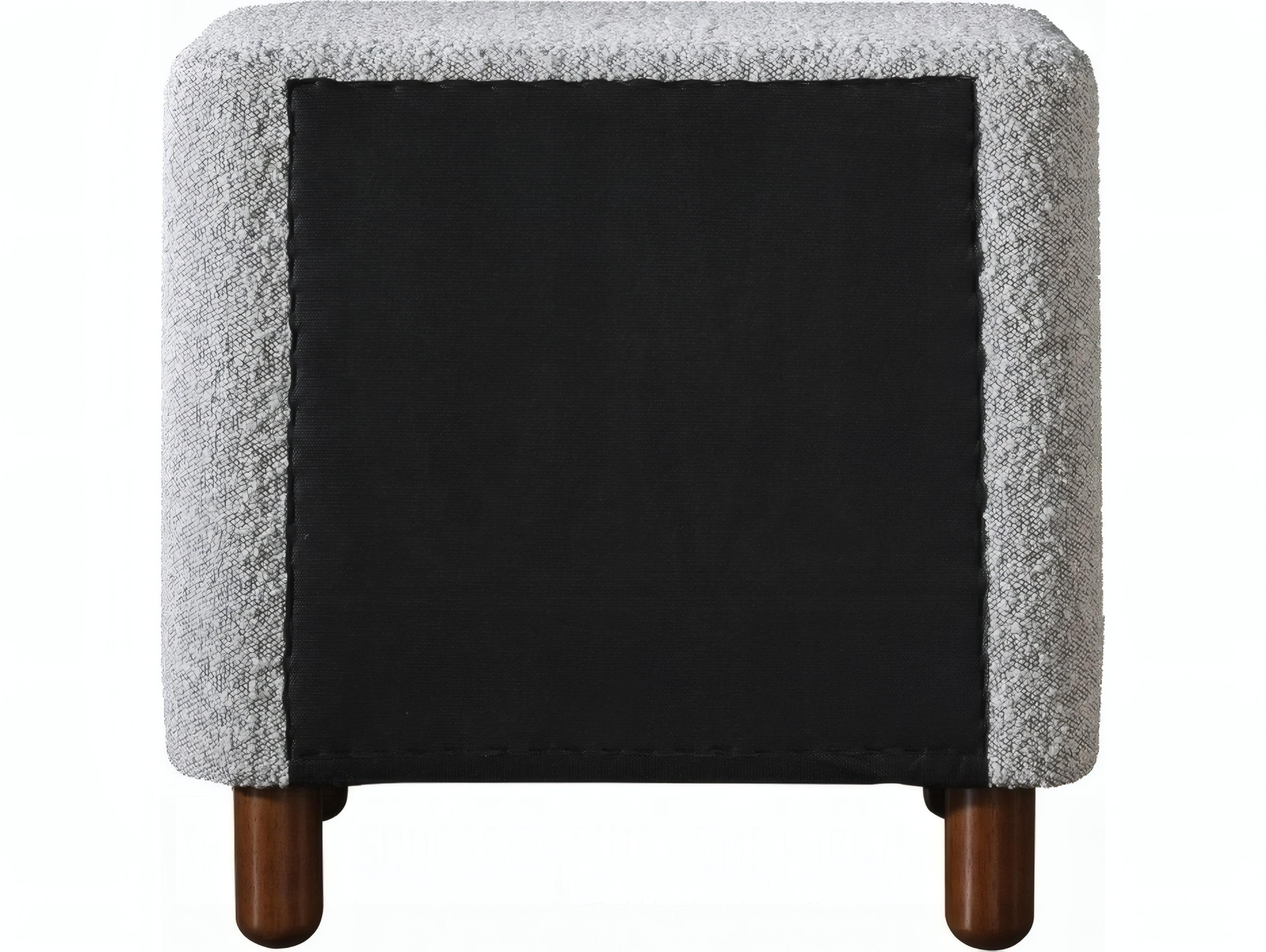 Acme Furniture Cleo 2-Drawers Rubberwood Nightstand