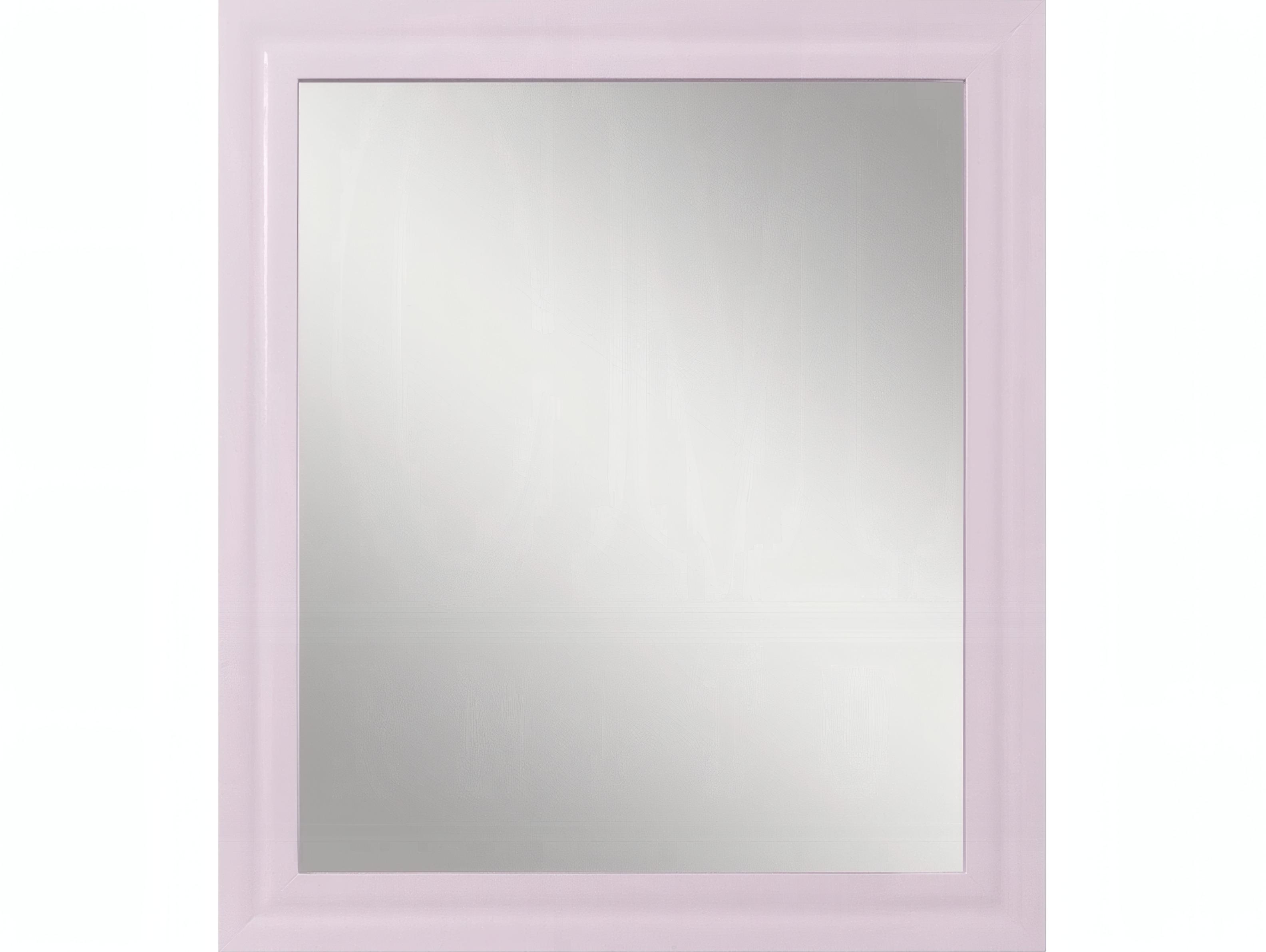Acme Furniture Gaines Pink High Gloss Rectangular Wall Mirror