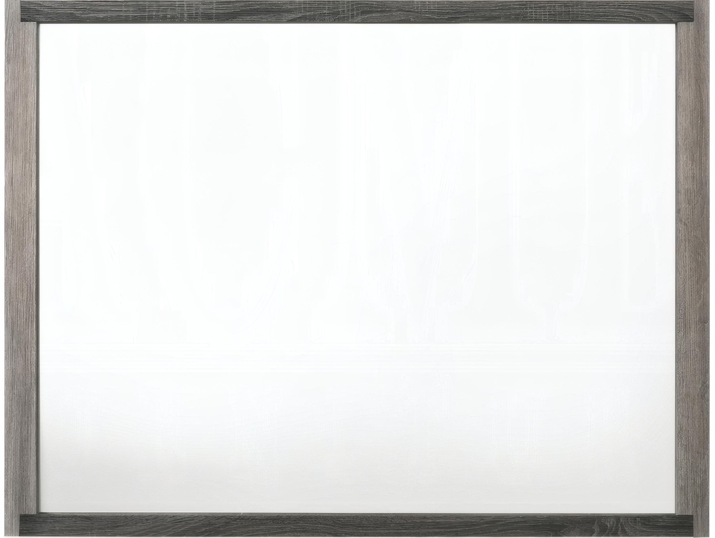 Acme Furniture Jehoram Gray Rectangular Wall Mirror