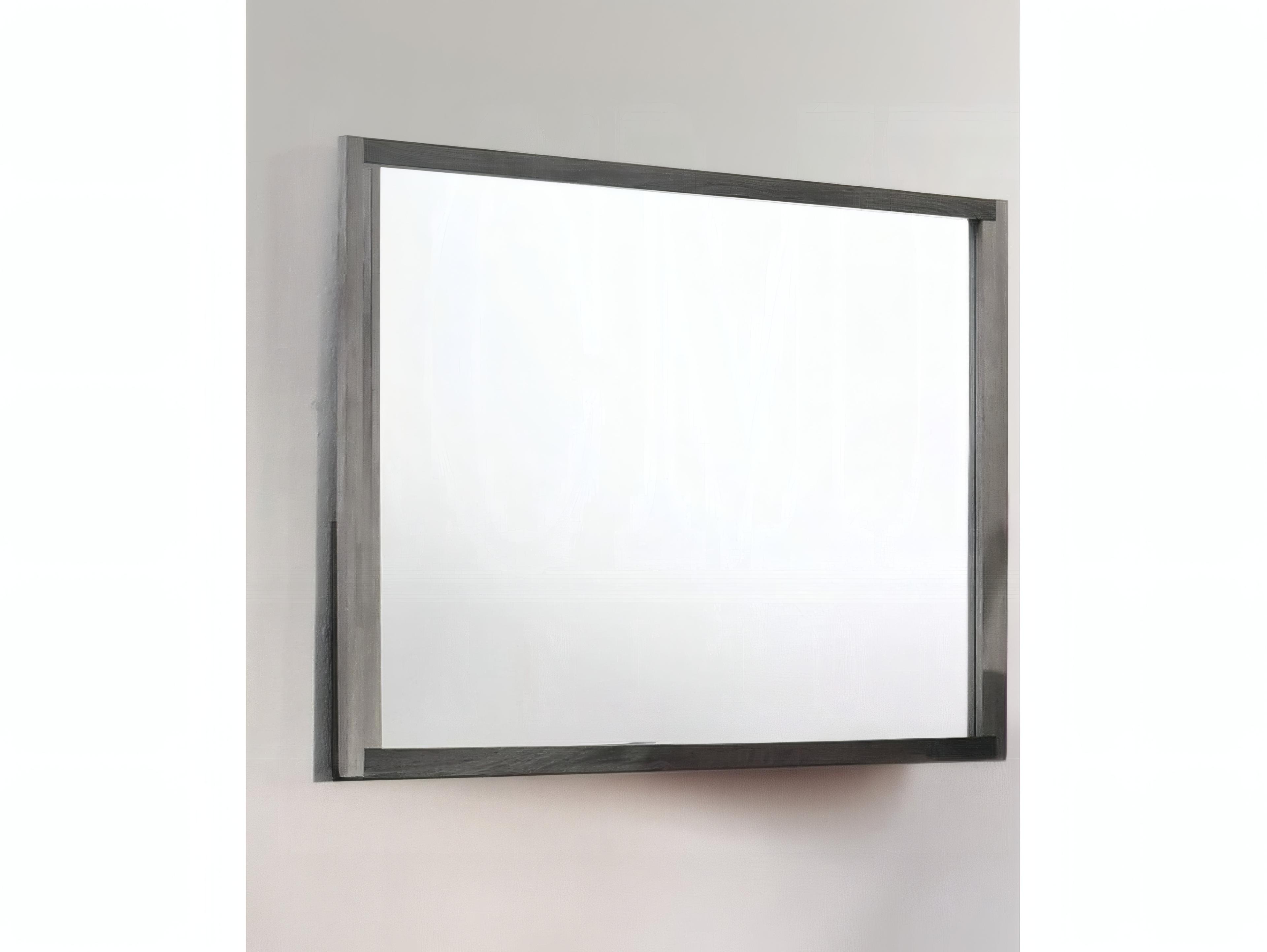Acme Furniture Jehoram Gray Rectangular Wall Mirror