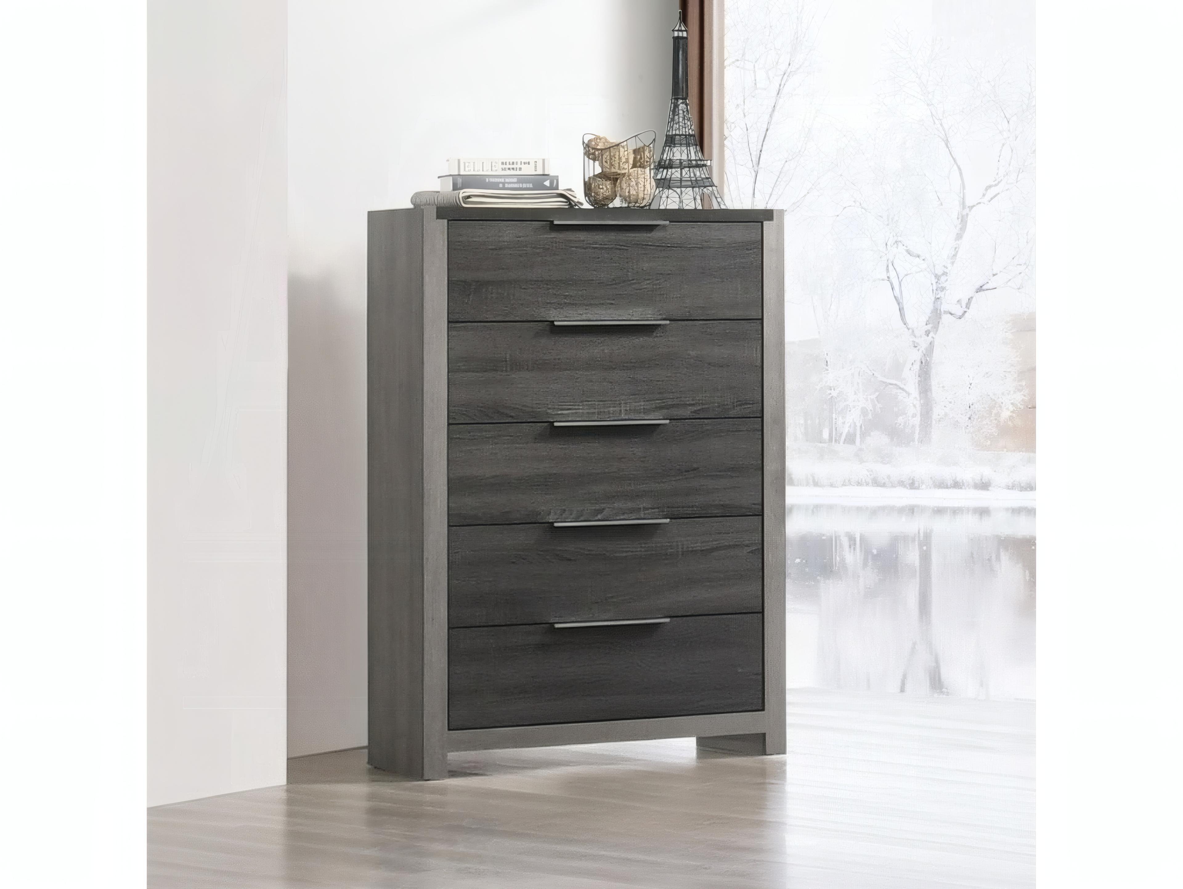 Acme Furniture Jehoram Gray Rubberwood Accent Chest