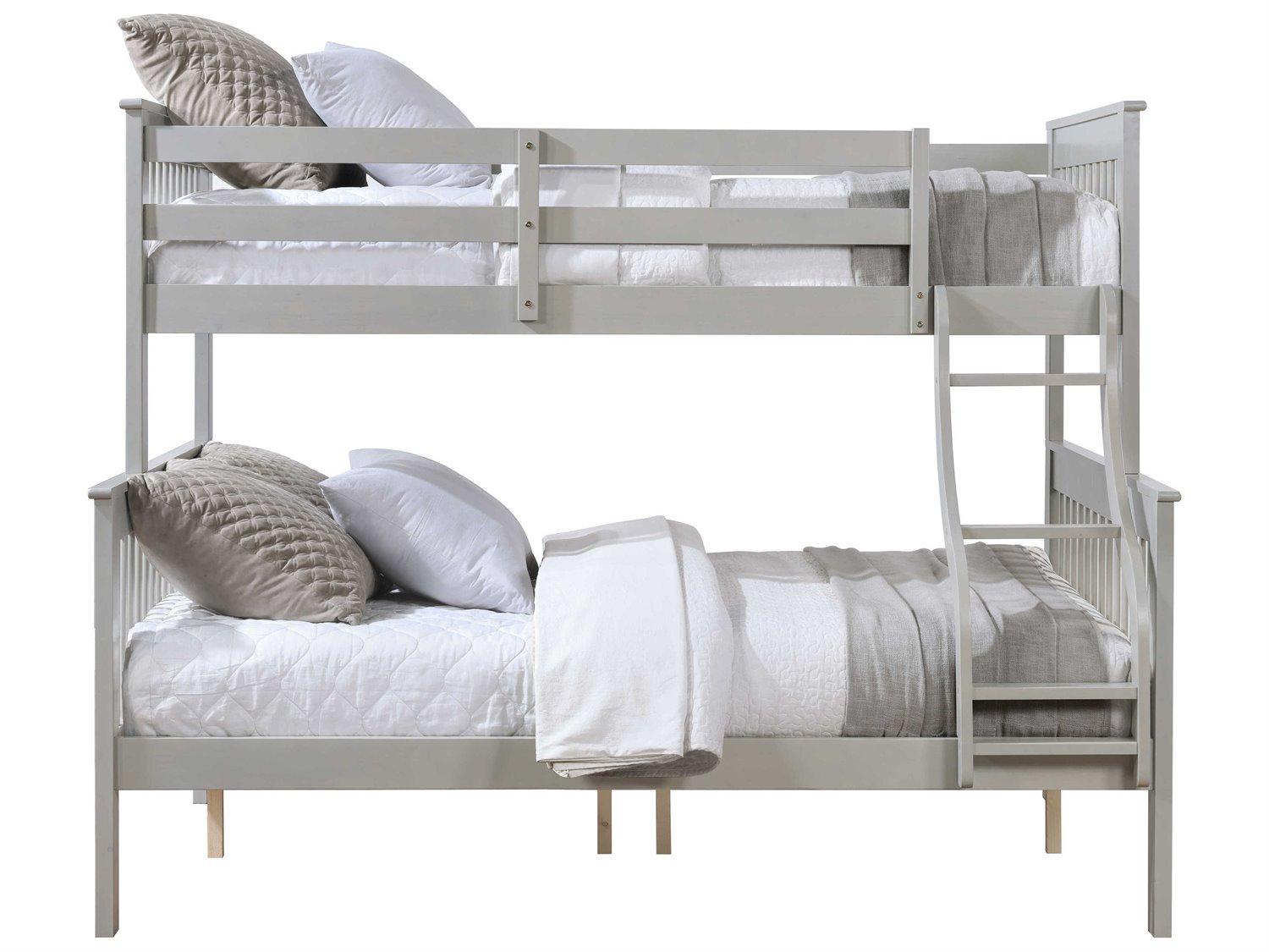 Acme Furniture Marita Gray Pine Wood Bunk Bed