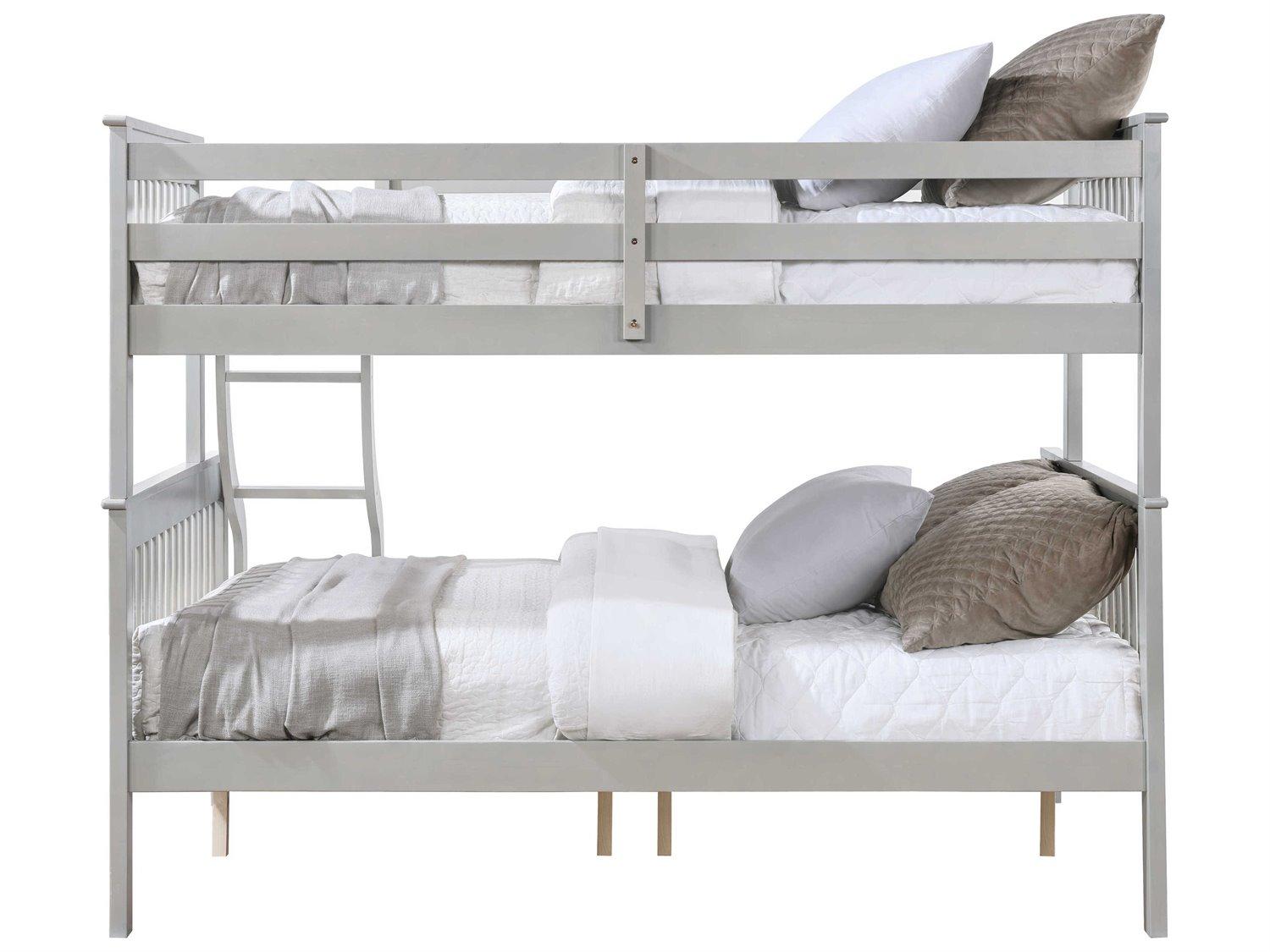 Acme Furniture Marita Gray Pine Wood Bunk Bed