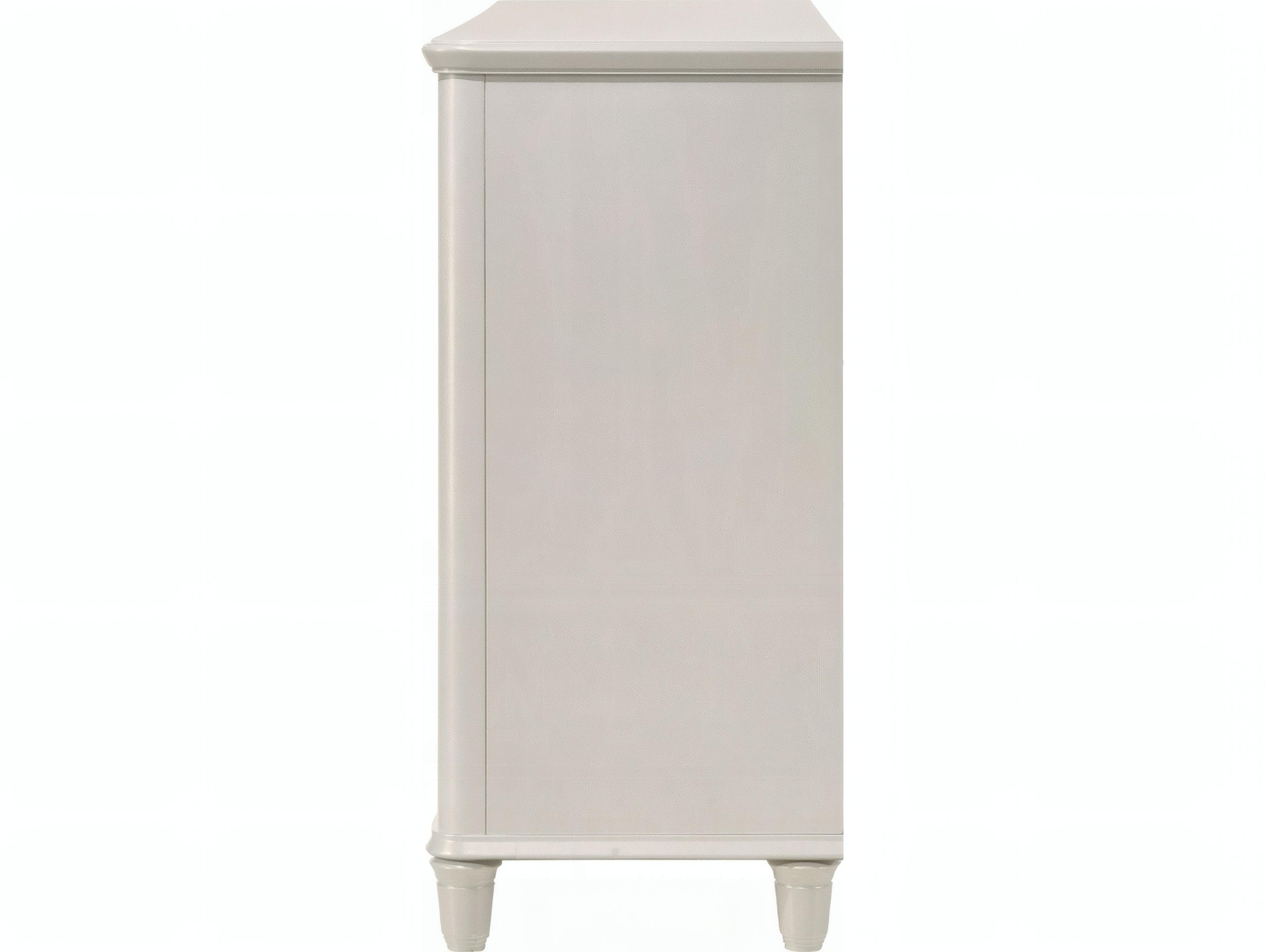 Acme Furniture Laveda 6-Drawers Rubberwood Double Dresser