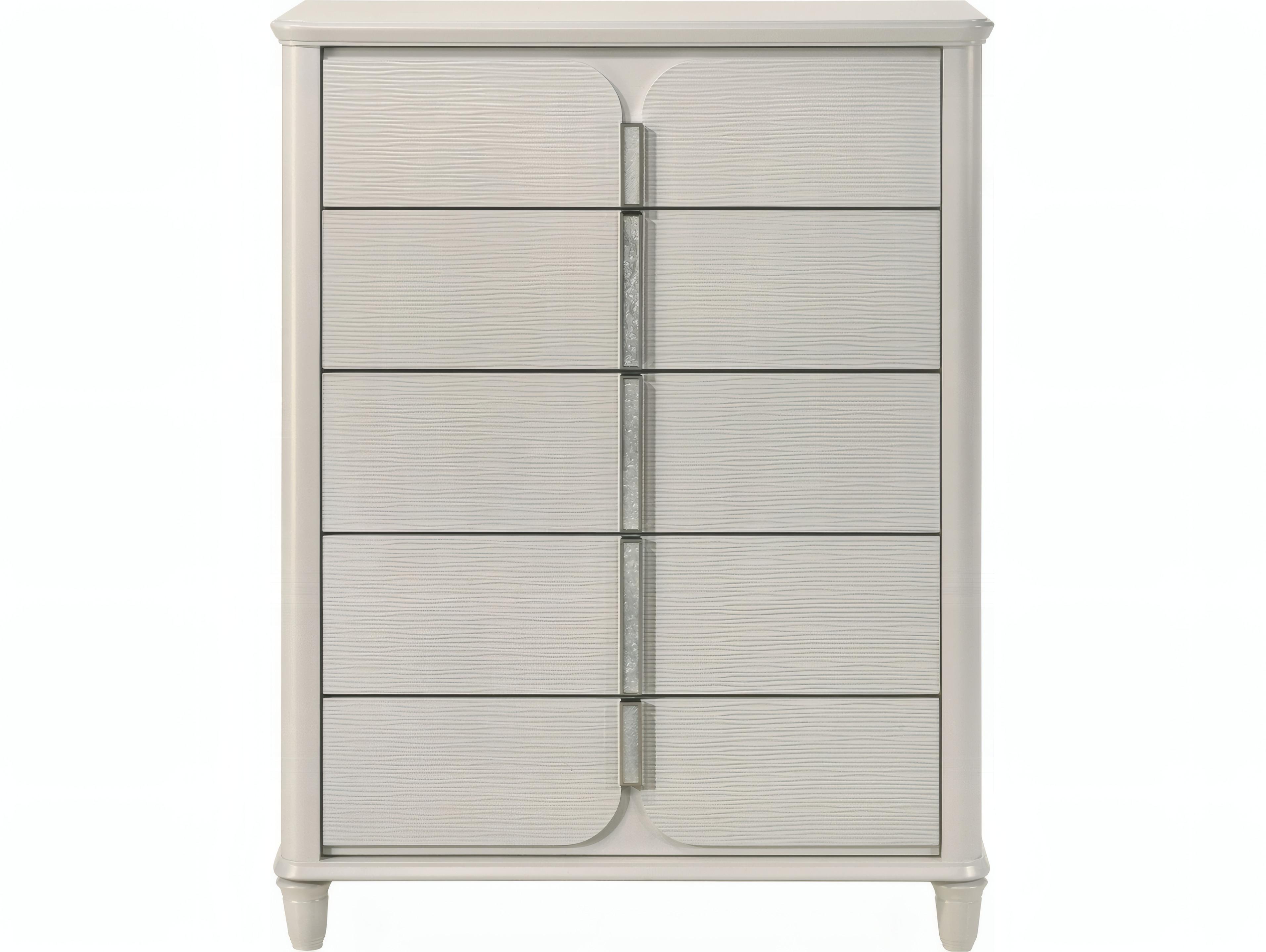 Acme Furniture Laveda Pearl White Rubberwood Accent Chest