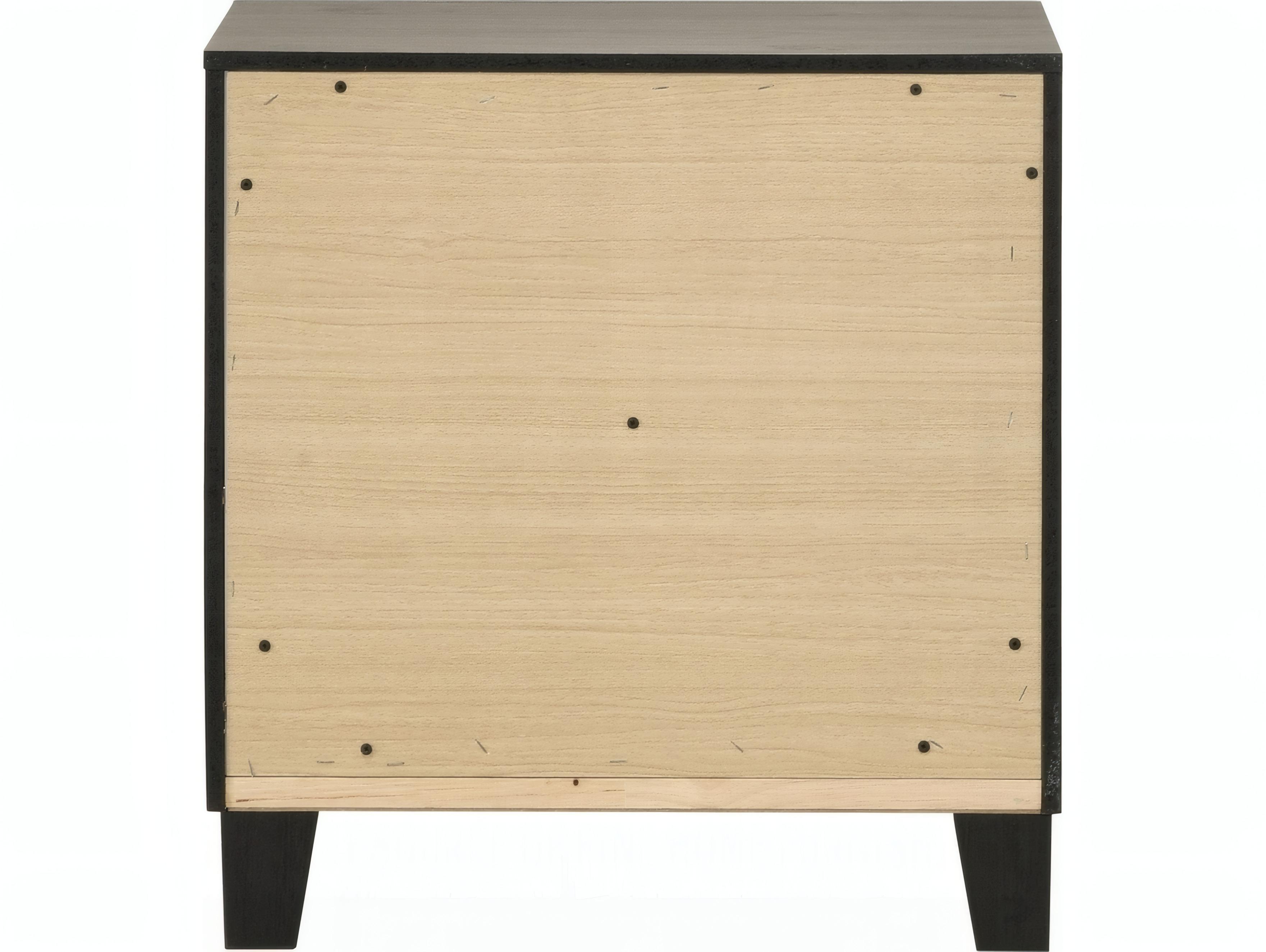 Acme Furniture Mari 2-Drawers Rubberwood Nightstand